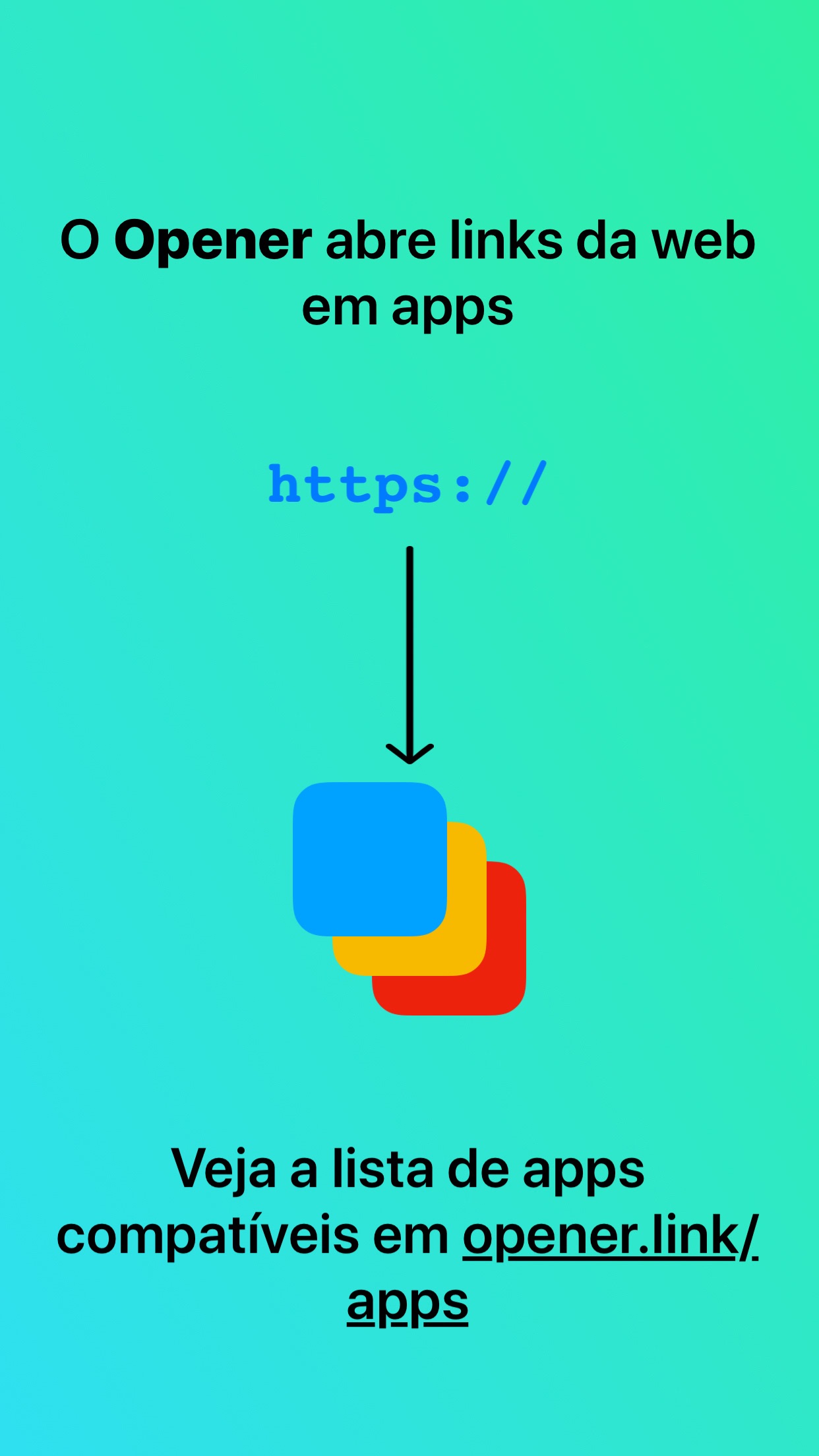 Captura de ecrã 1 da app Opener