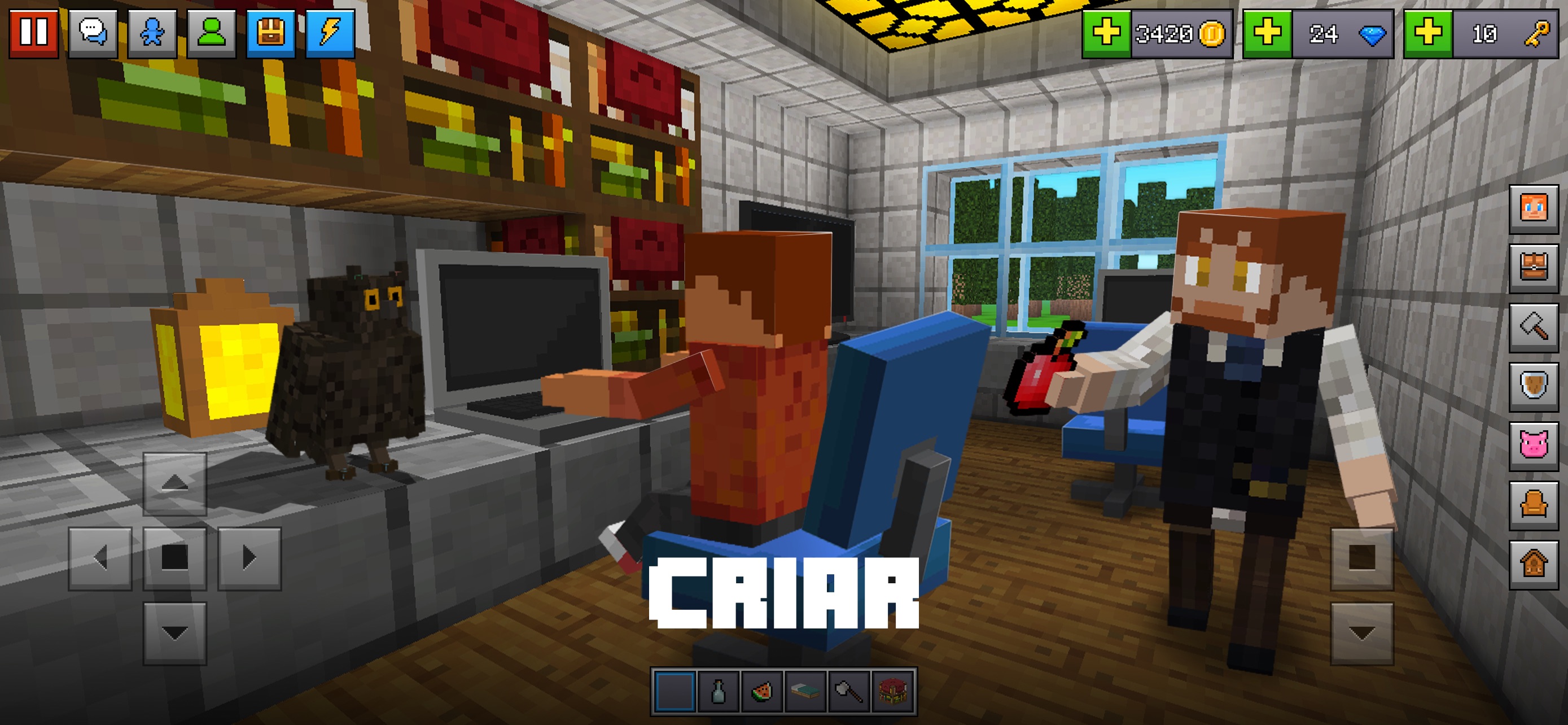 Captura de ecrã 4 da app Block World 3D: Construir