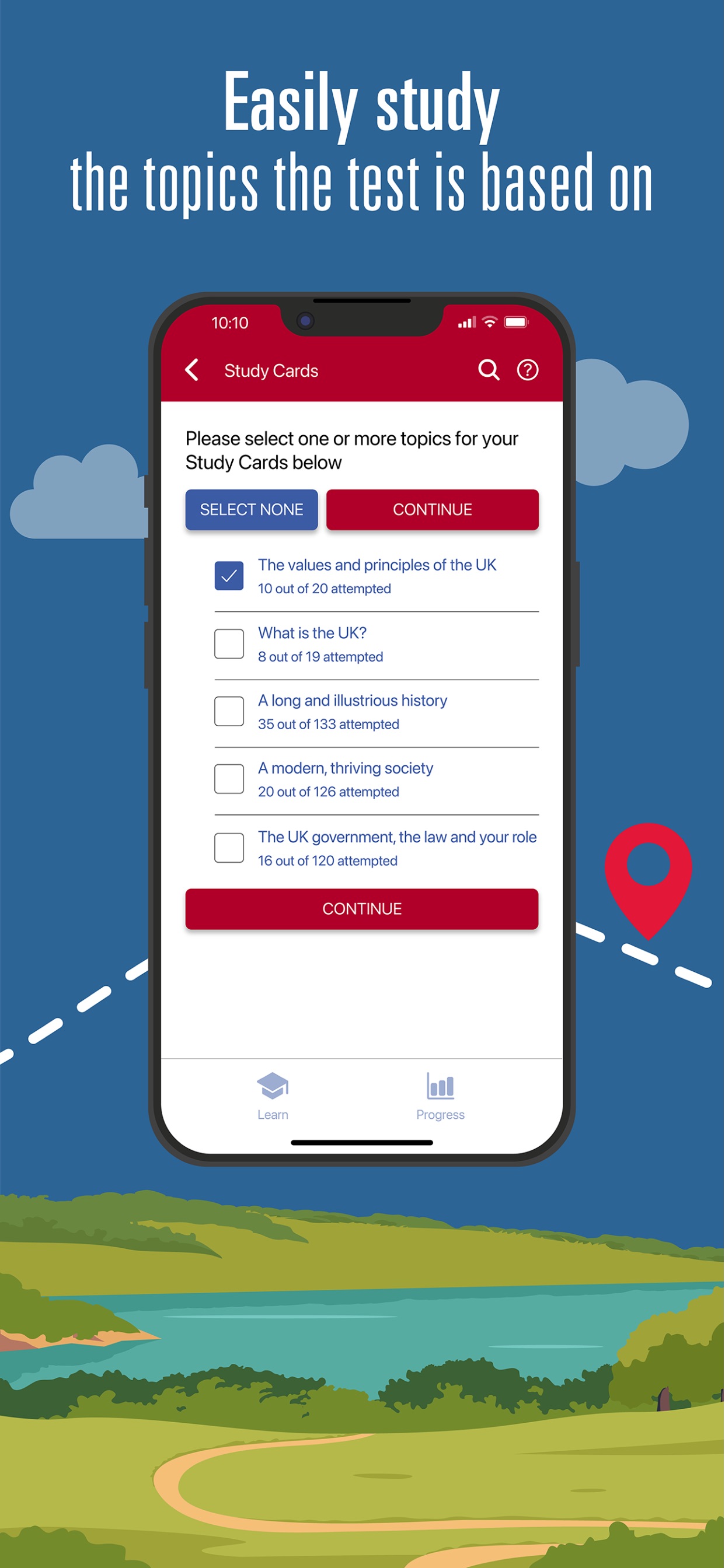 Captura de ecrã 3 da app Official Life in the UK Test