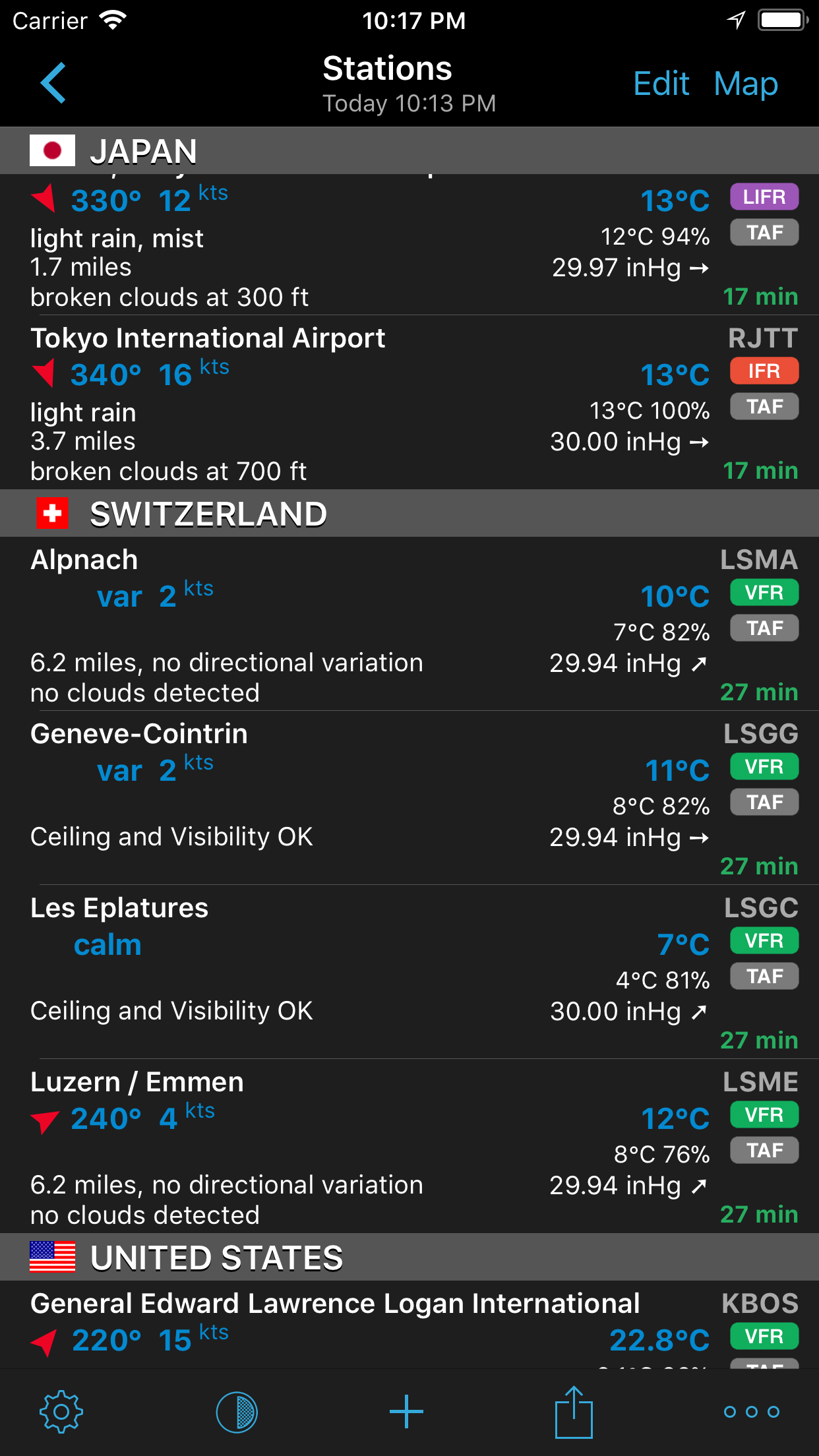 Captura de ecrã 3 da app AeroWeather Pro