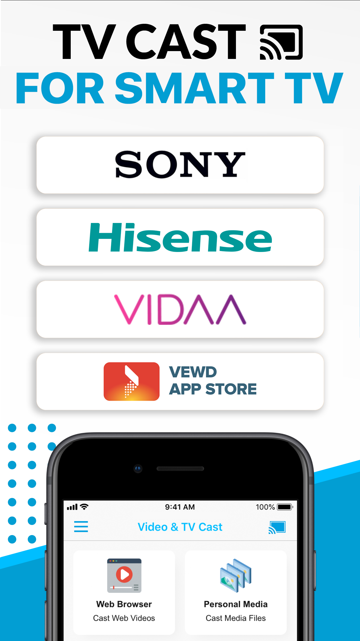 Captura de ecrã 1 da app TV Cast Pro for Sony TV