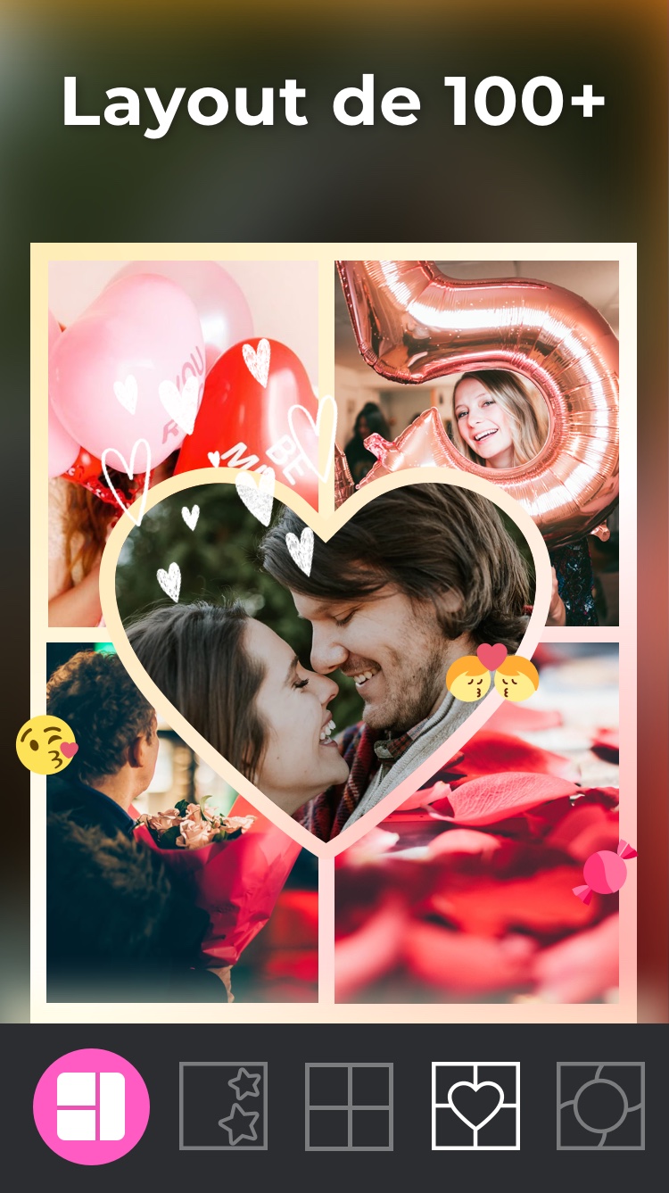 Captura de ecrã 1 da app Colagem de Fotos & Foto Editor