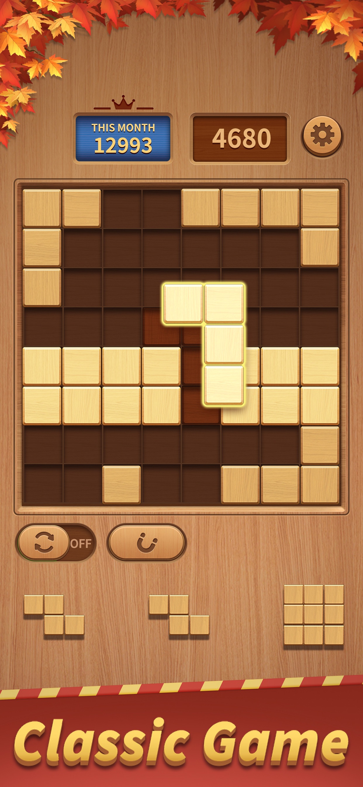 Captura de ecrã 1 da app Block Puzzle - Blast