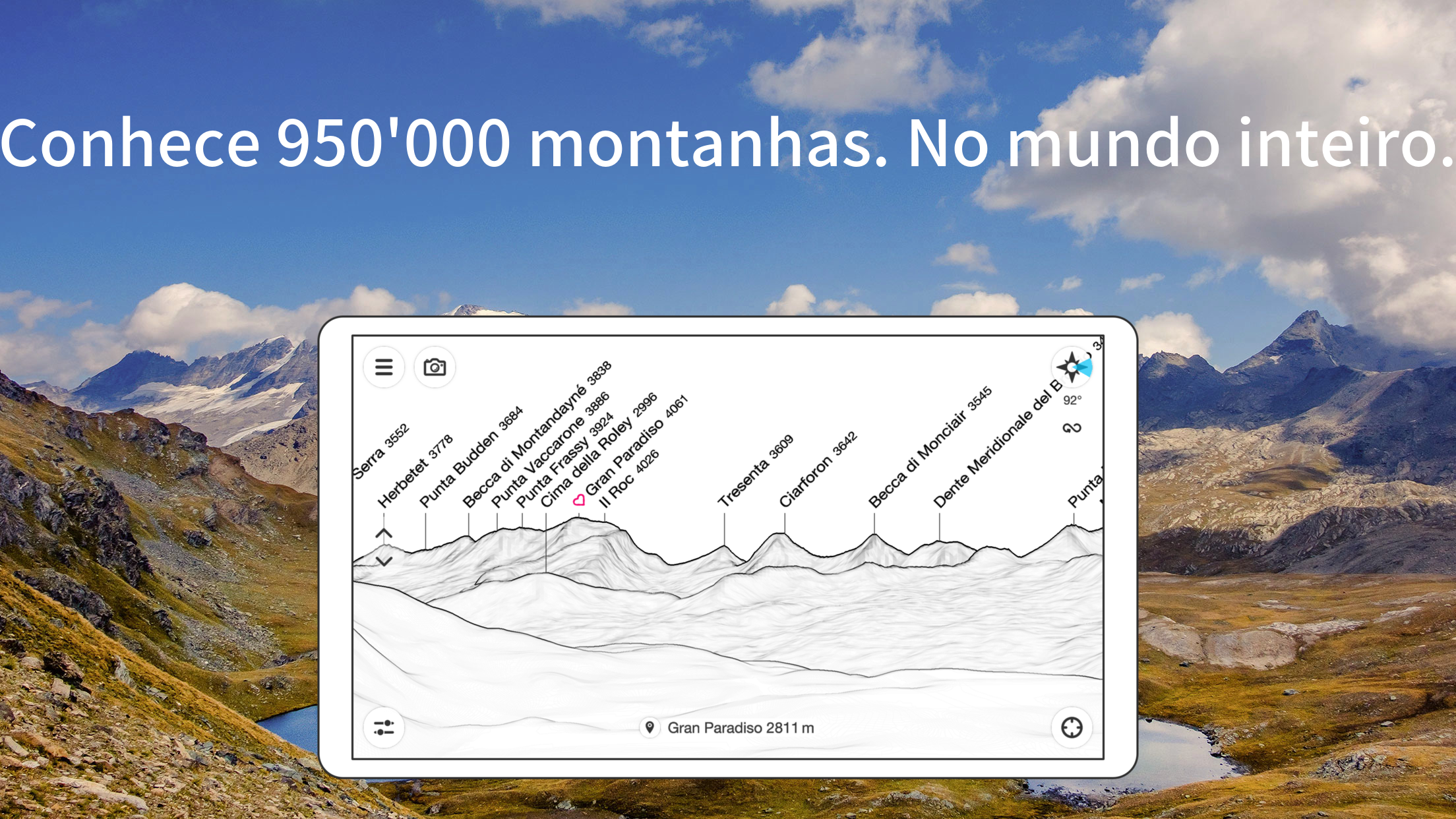 Captura de ecrã 2 da app PeakFinder