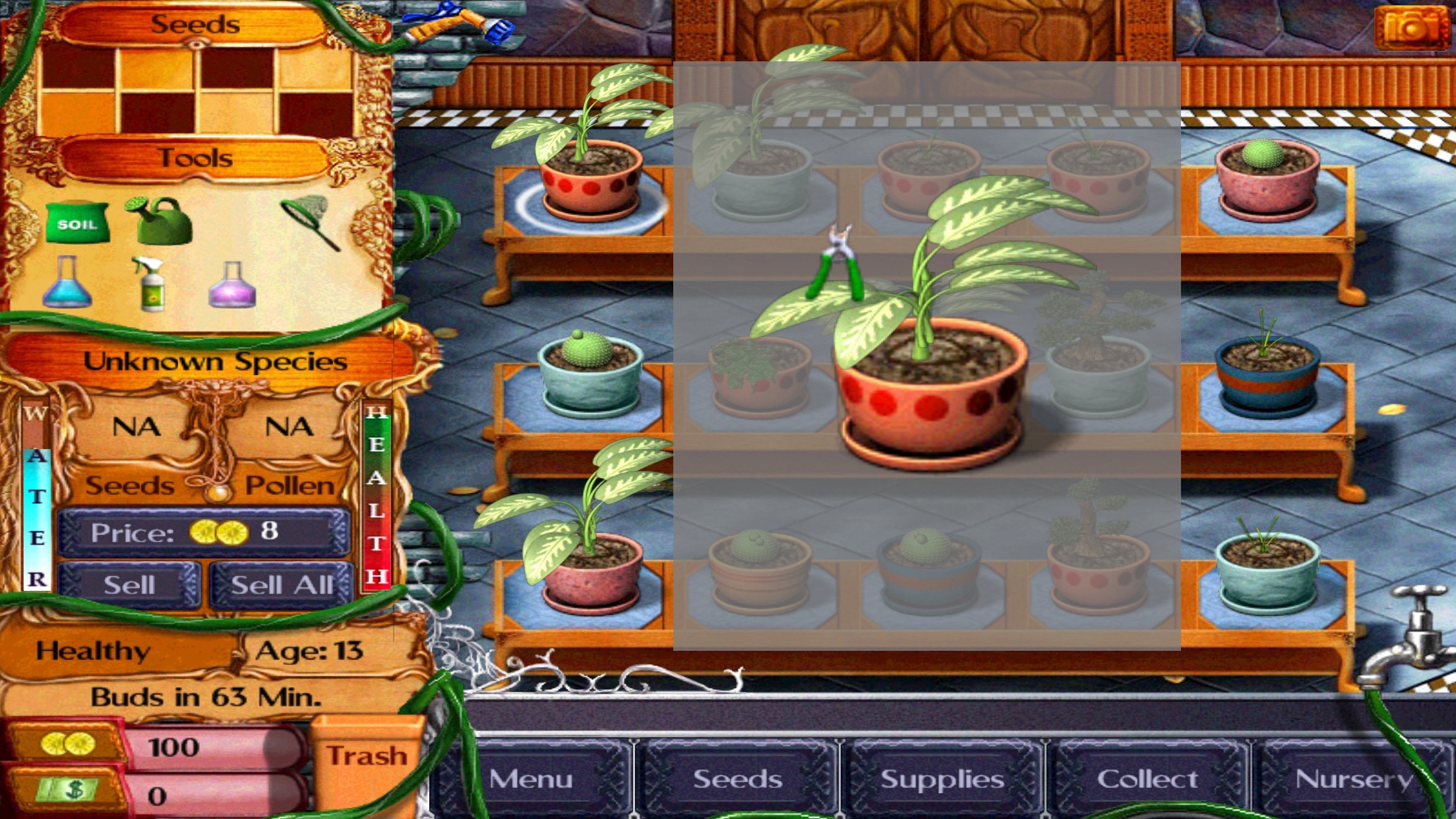 Captura de ecrã 2 da app Plant Tycoon ®