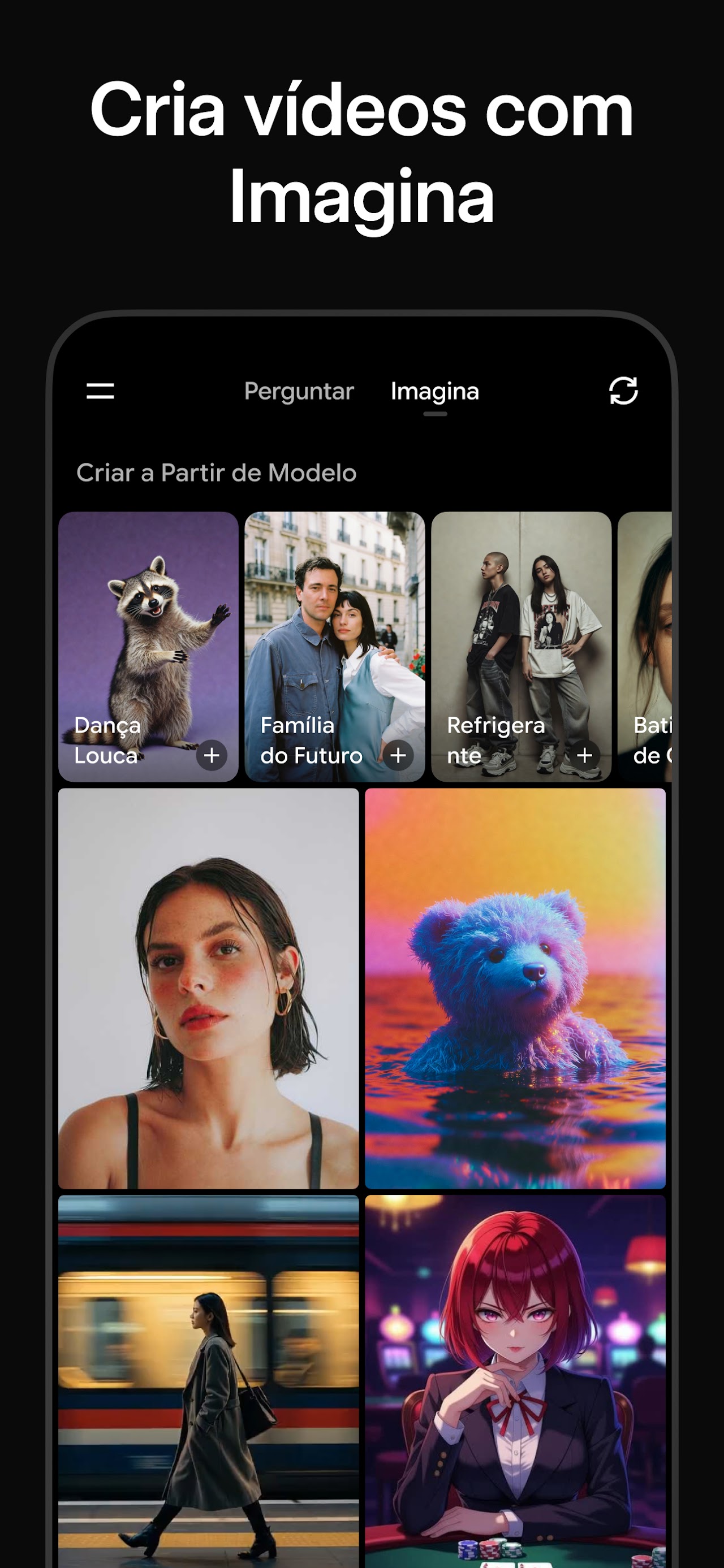 Captura de ecrã 1 da app Grok - Assistente de IA