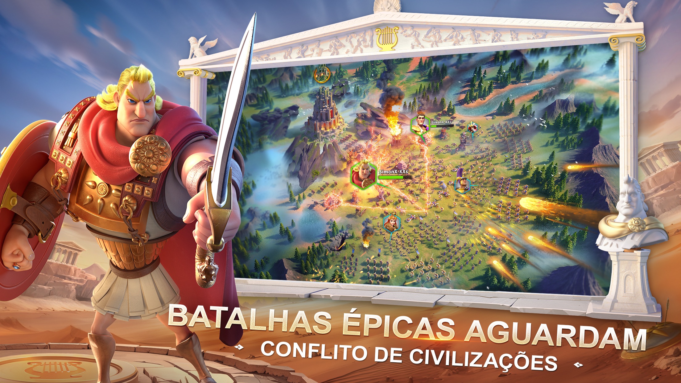 Captura de ecrã 4 da app Rise of Kingdoms: Lost Crusade