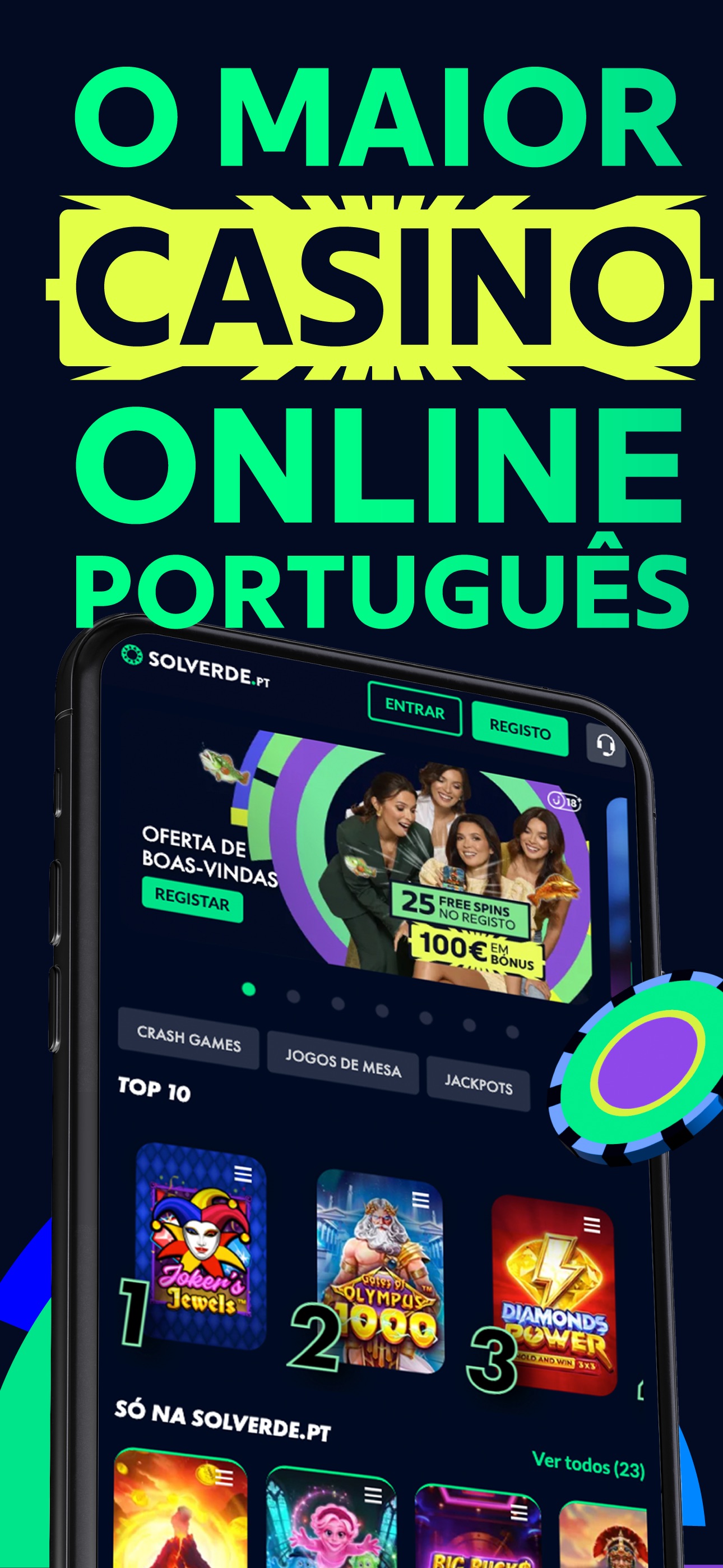 Captura de ecrã 1 da app Solverde.pt Casino e Apostas