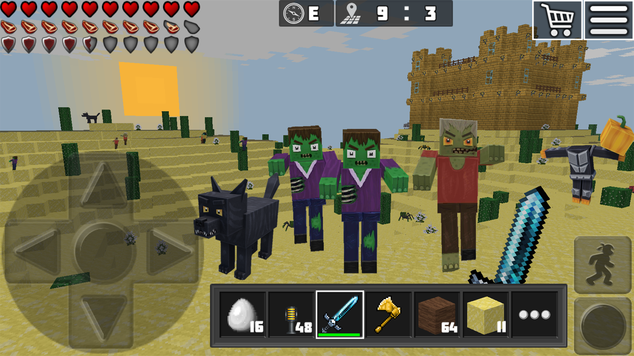 Captura de ecrã 4 da app WorldCraft : Craft Realm 3D