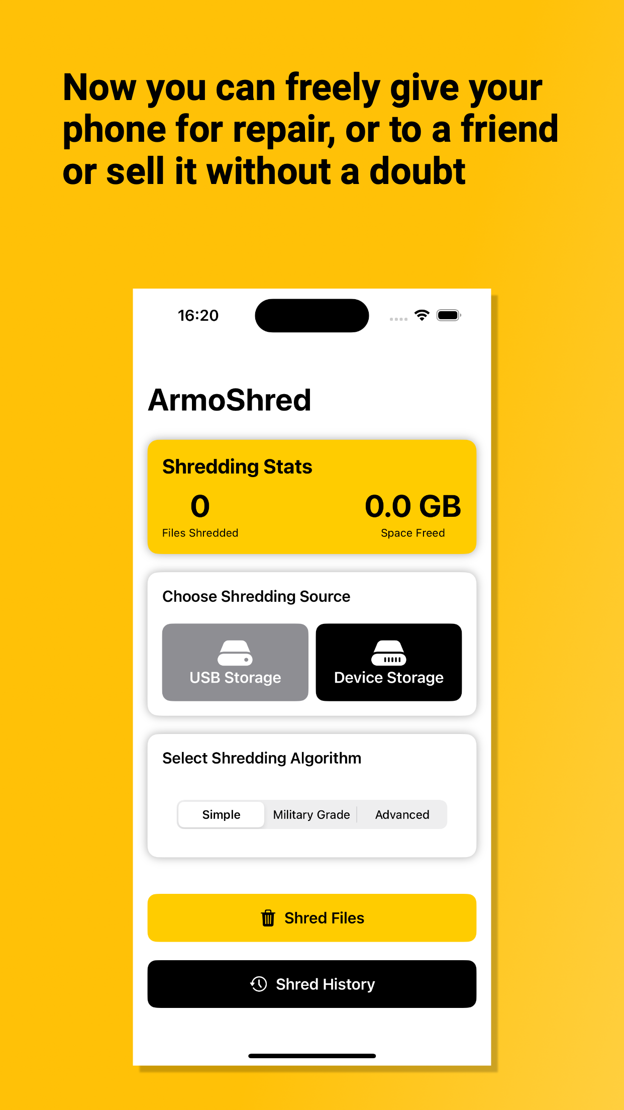 Captura de ecrã 3 da app ArmoShred