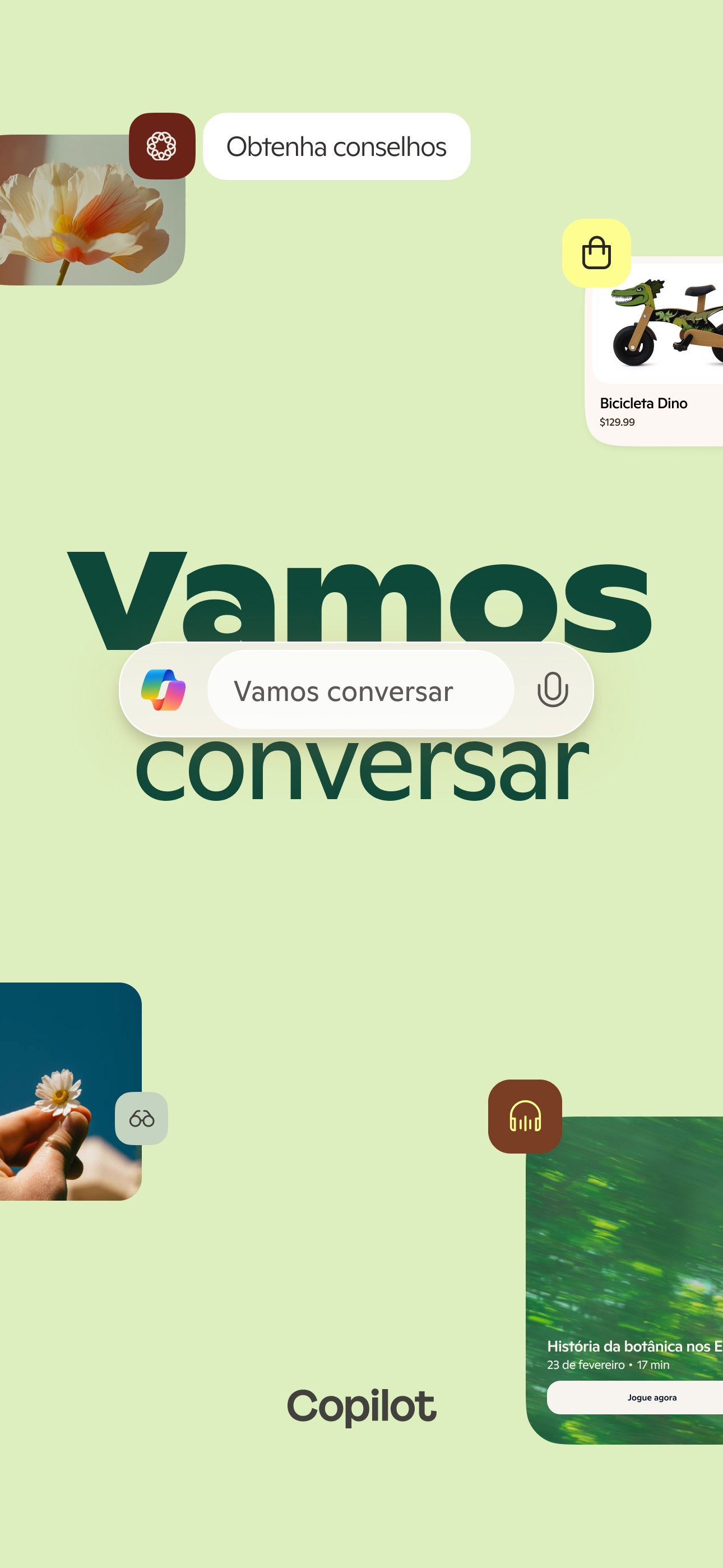 Captura de ecrã 1 da app Microsoft Copilot