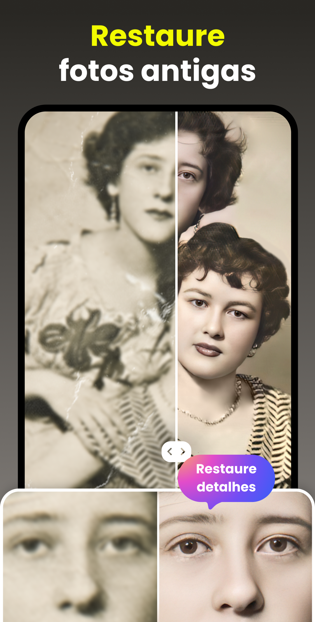 Captura de ecrã 4 da app Realçador de Fotos IA