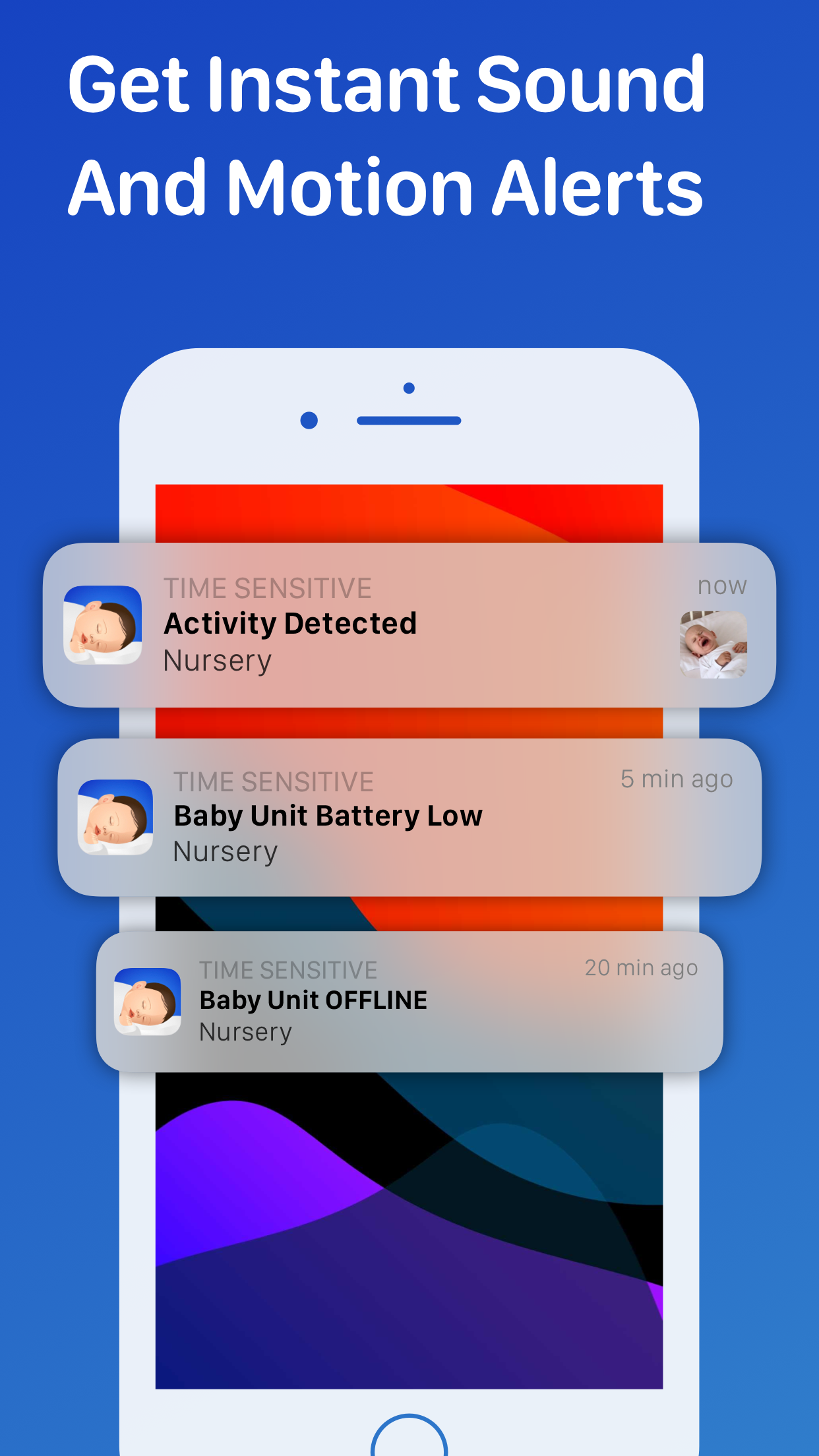 Captura de ecrã 4 da app Cloud Baby Monitor