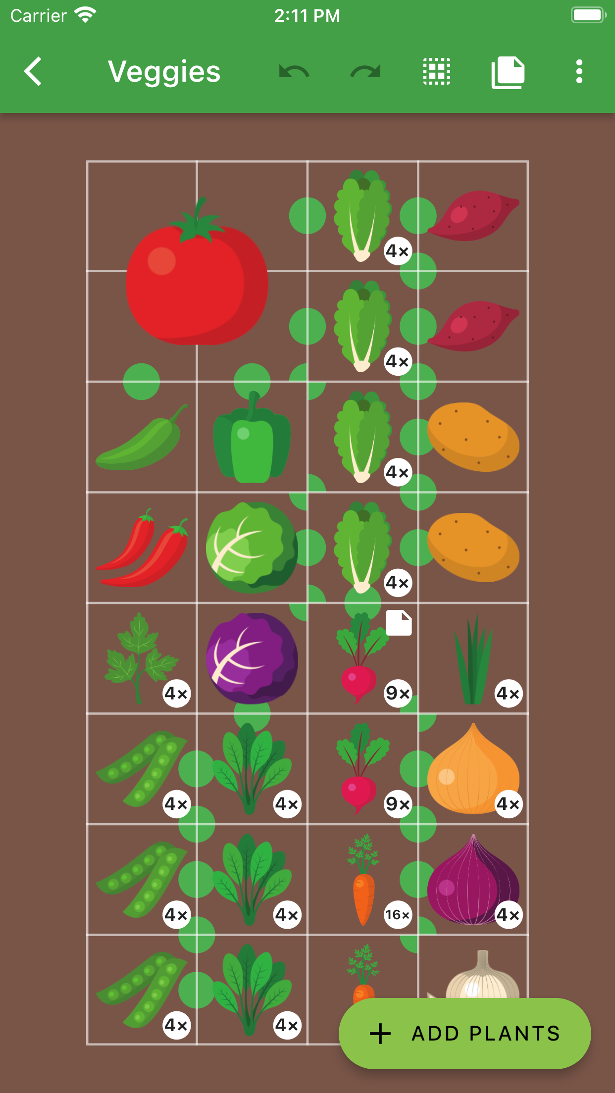 Captura de ecrã 1 da app Planter: Garden Planner