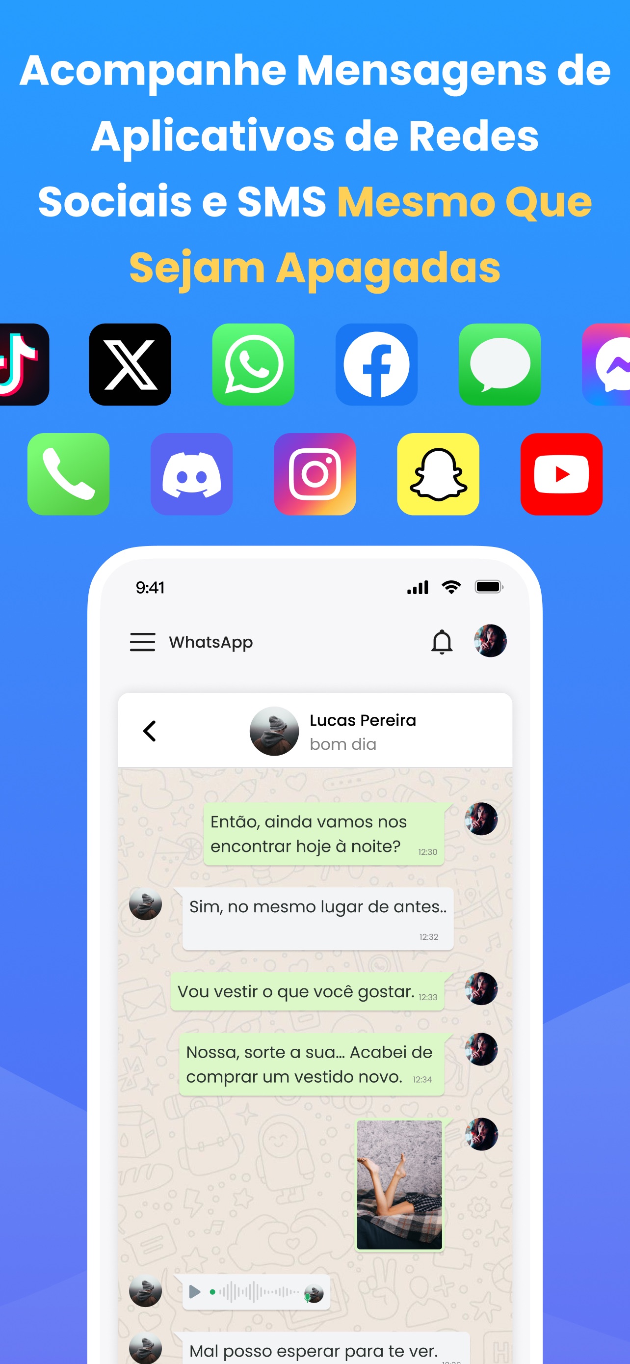 Captura de ecrã 2 da app SpyX: Controle Parental