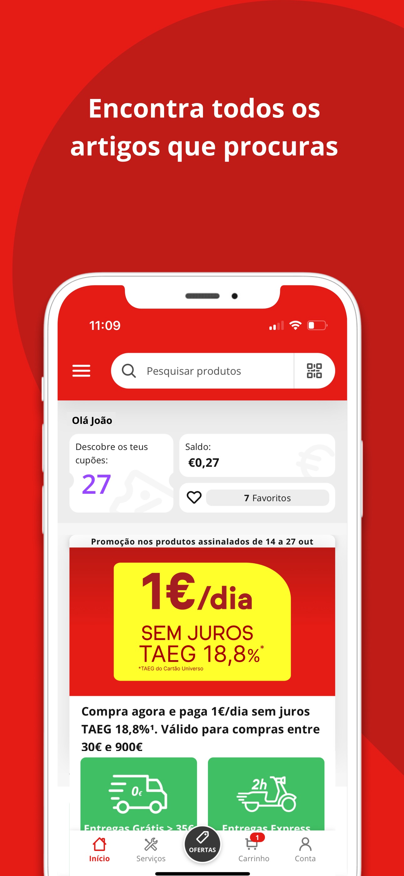 Captura de ecrã 1 da app Worten