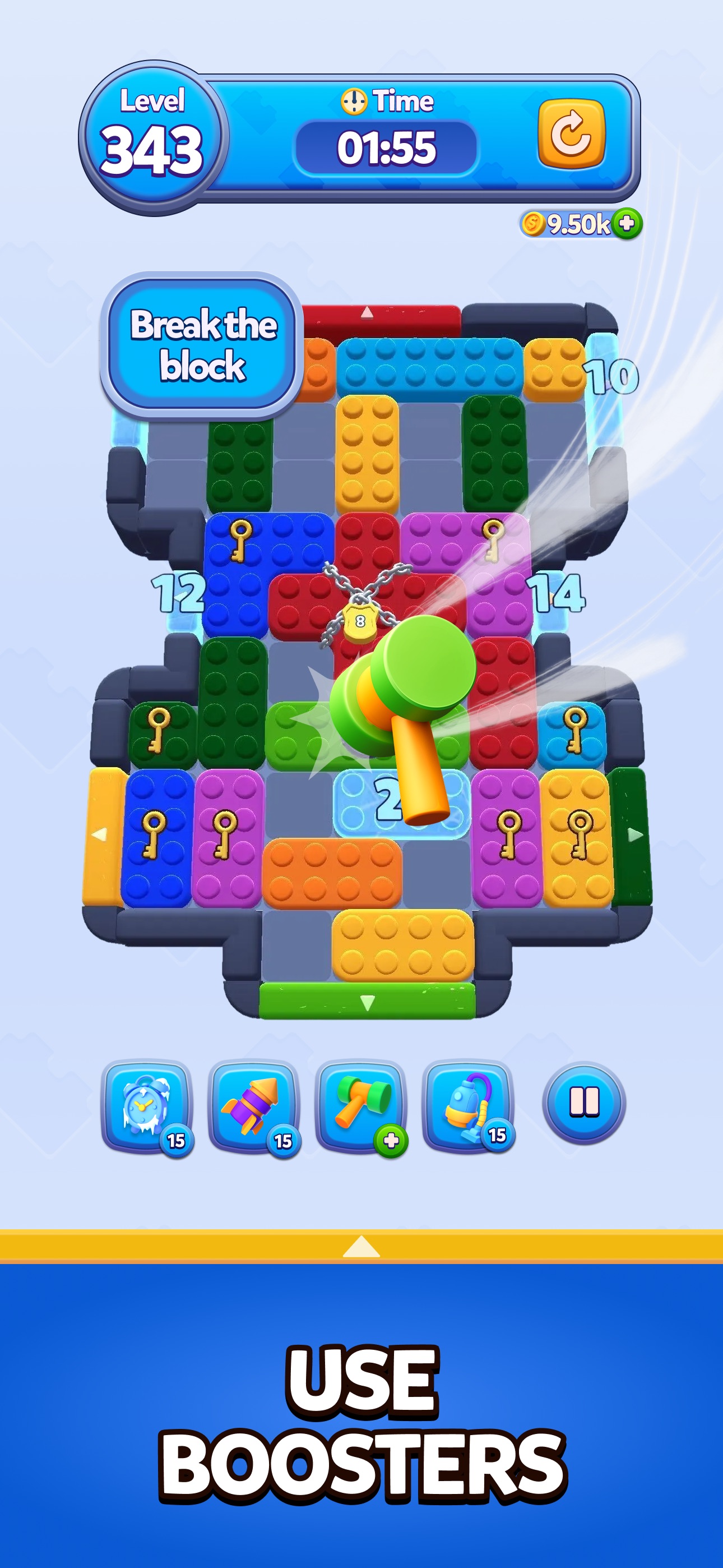 Captura de ecrã 3 da app Color Block Jam