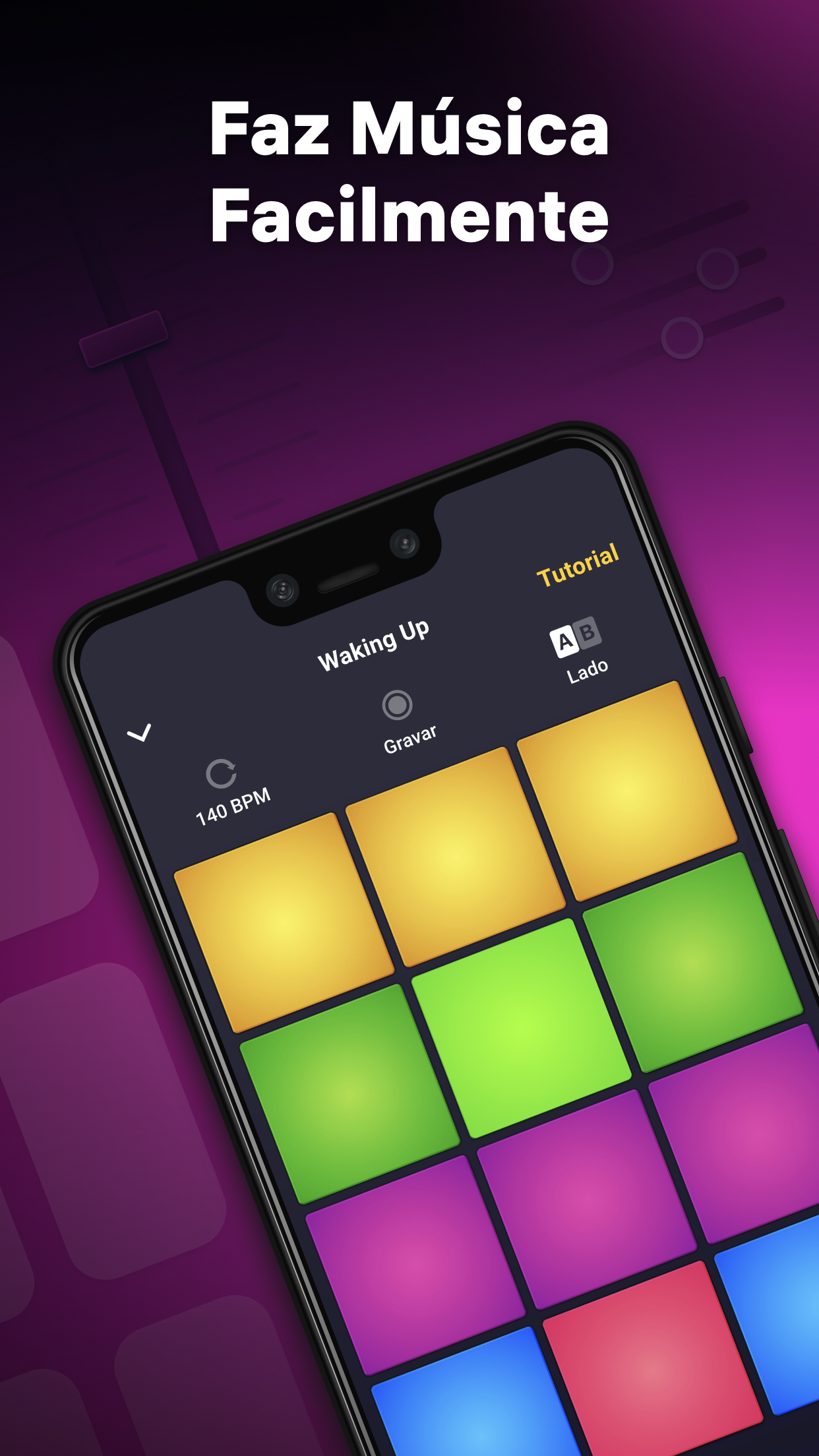 Captura de ecrã 1 da app Drum Pad Machine - crie música