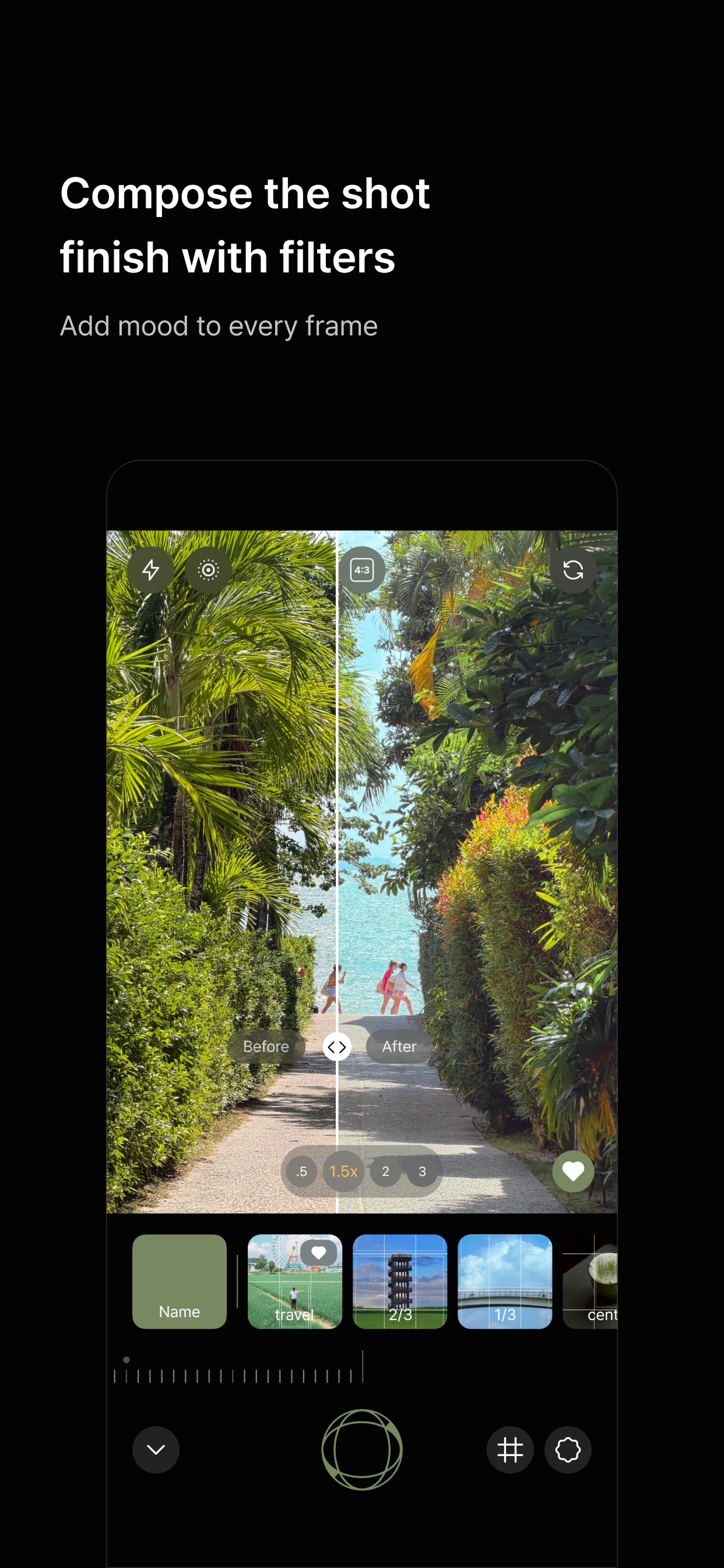 Captura de ecrã 3 da app YoungPhoto - Aesthetic Camera