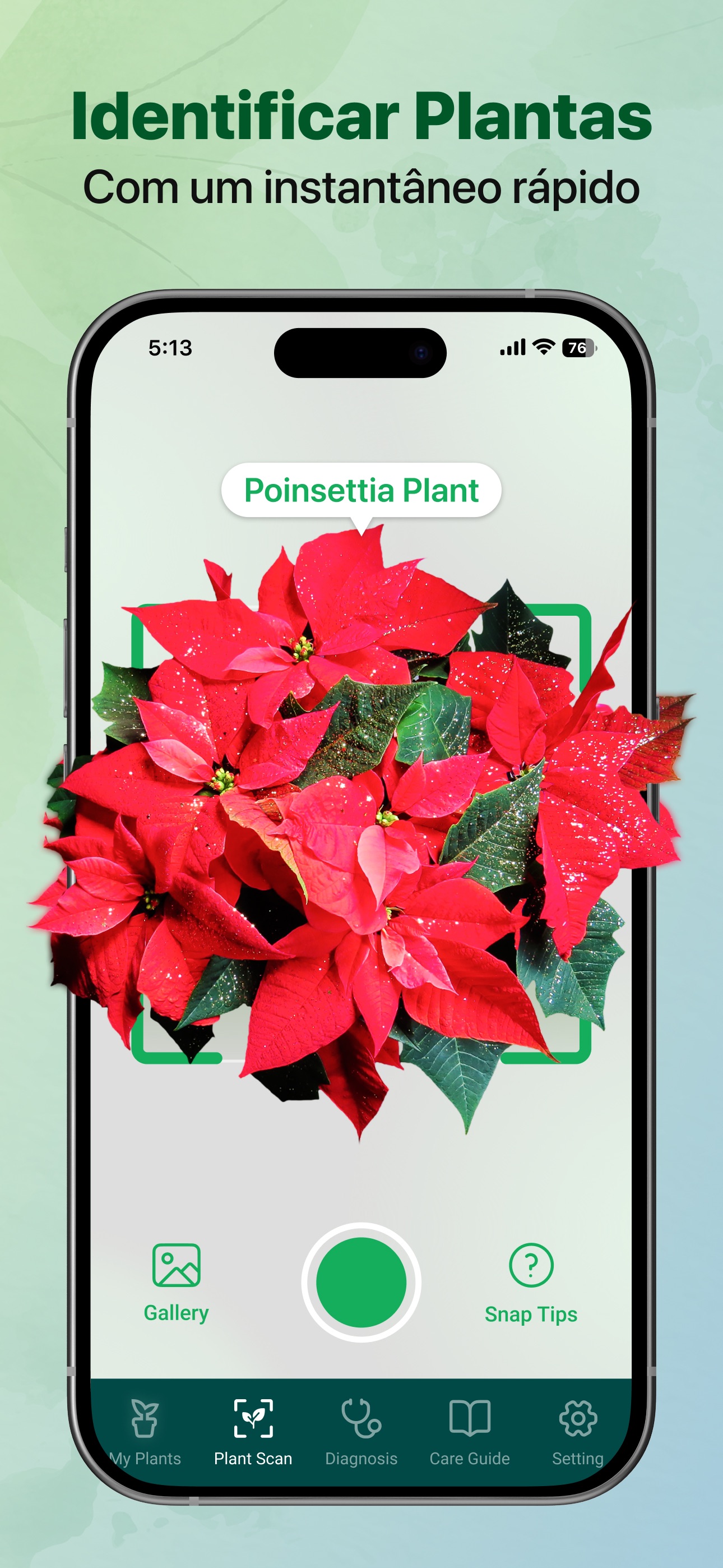 Captura de ecrã 1 da app Cuidados com as plantas e guia