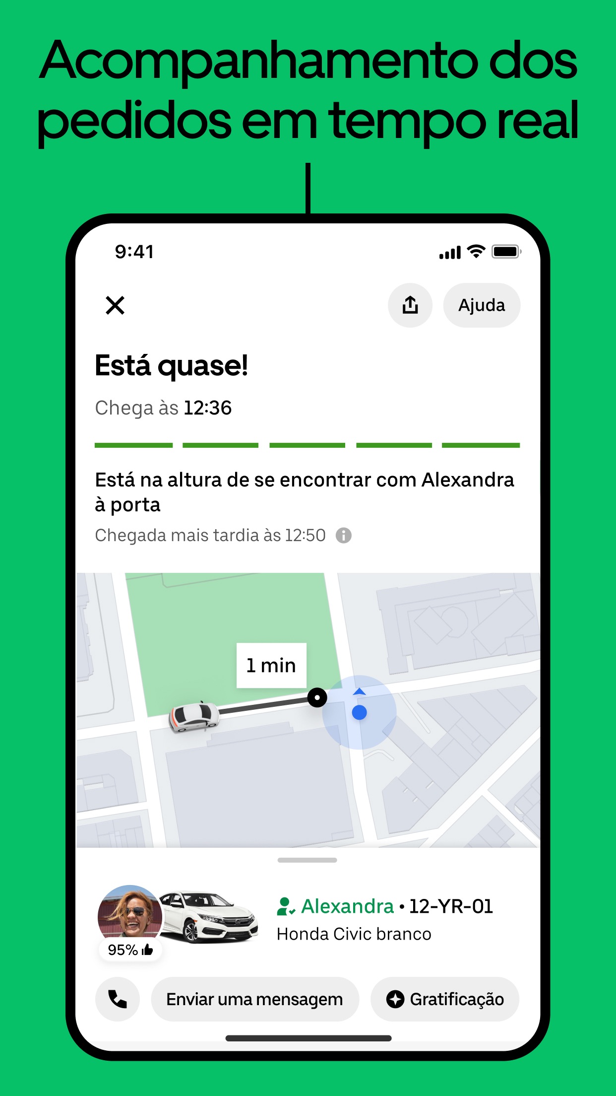 Captura de ecrã 3 da app Uber Eats: entrega de comida