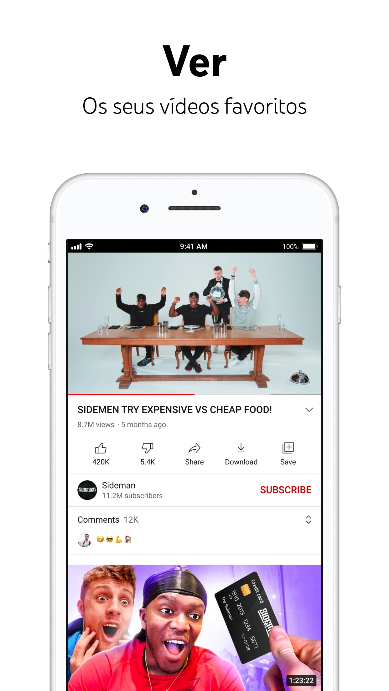 Captura de ecrã 3 da app YouTube
