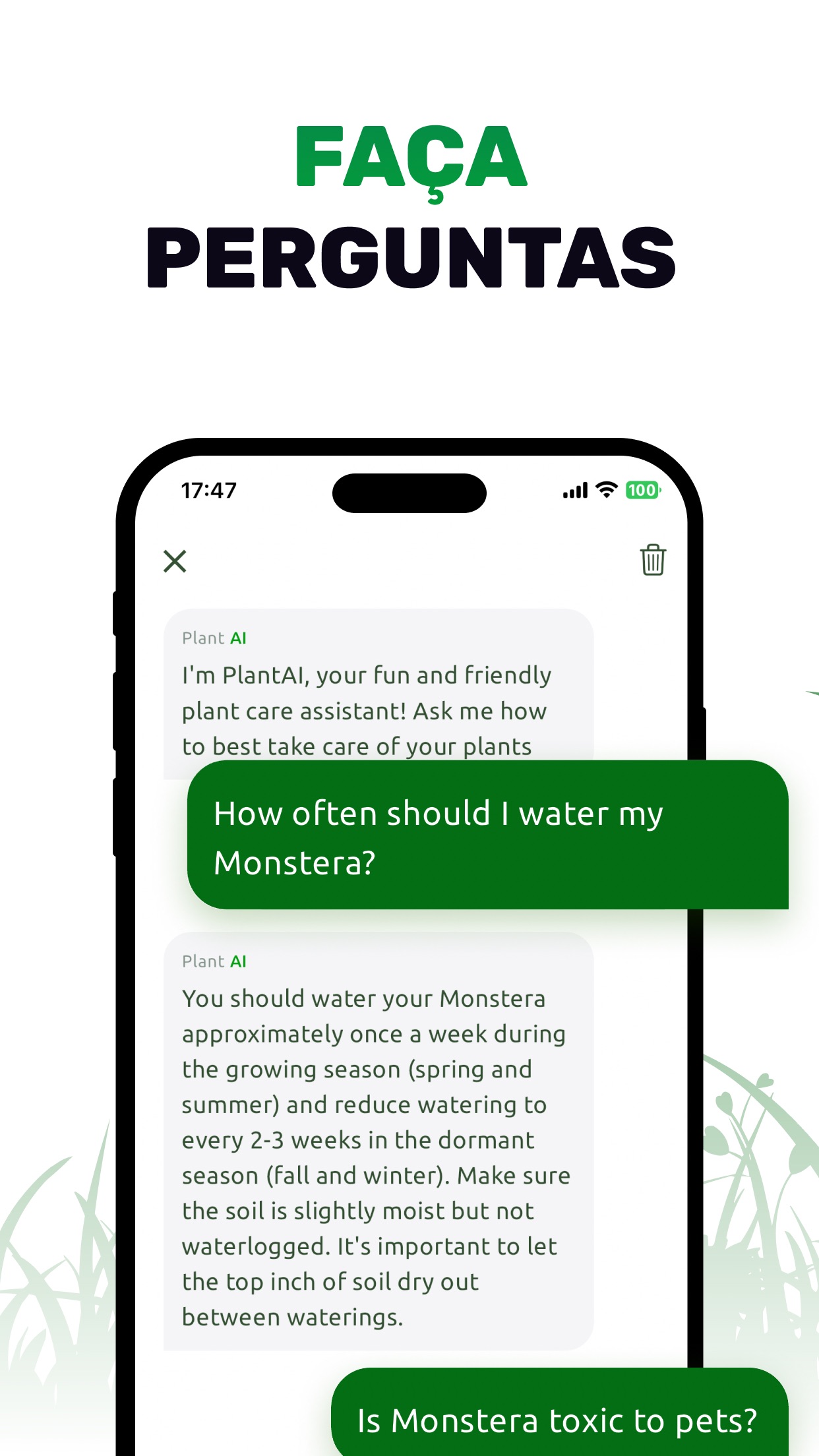 Captura de ecrã 3 da app Identificação de plantes