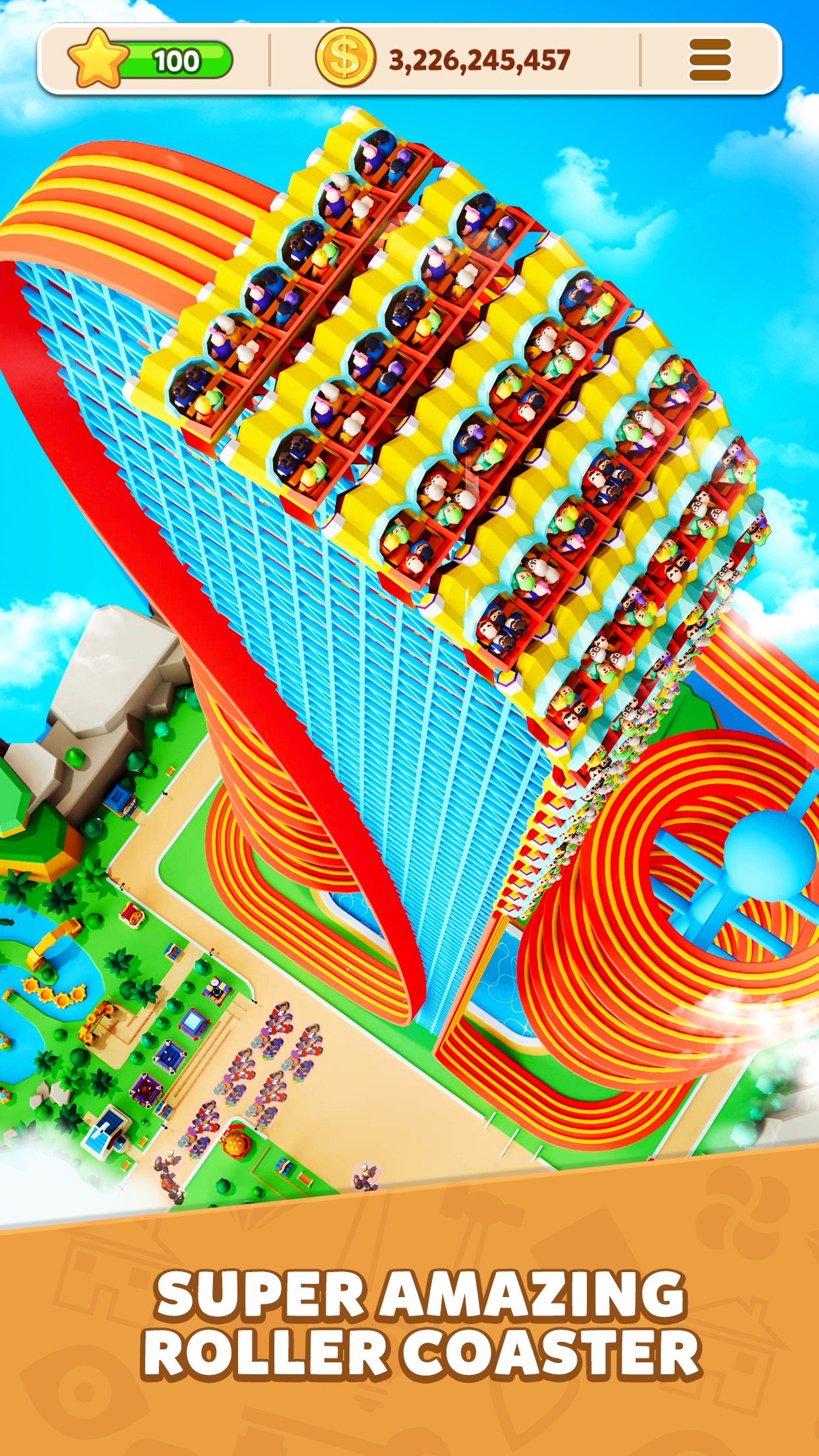 Captura de ecrã 1 da app Carnival Tycoon: Coin Games