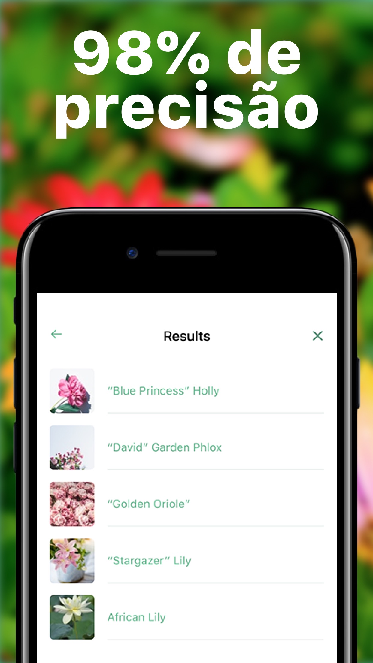 Captura de ecrã 2 da app Plantr - Reconhecer Plantas