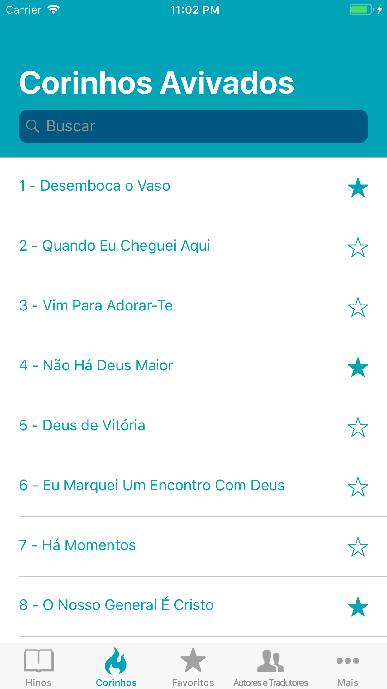 Captura de ecrã 4 da app Harpa Cristã +
