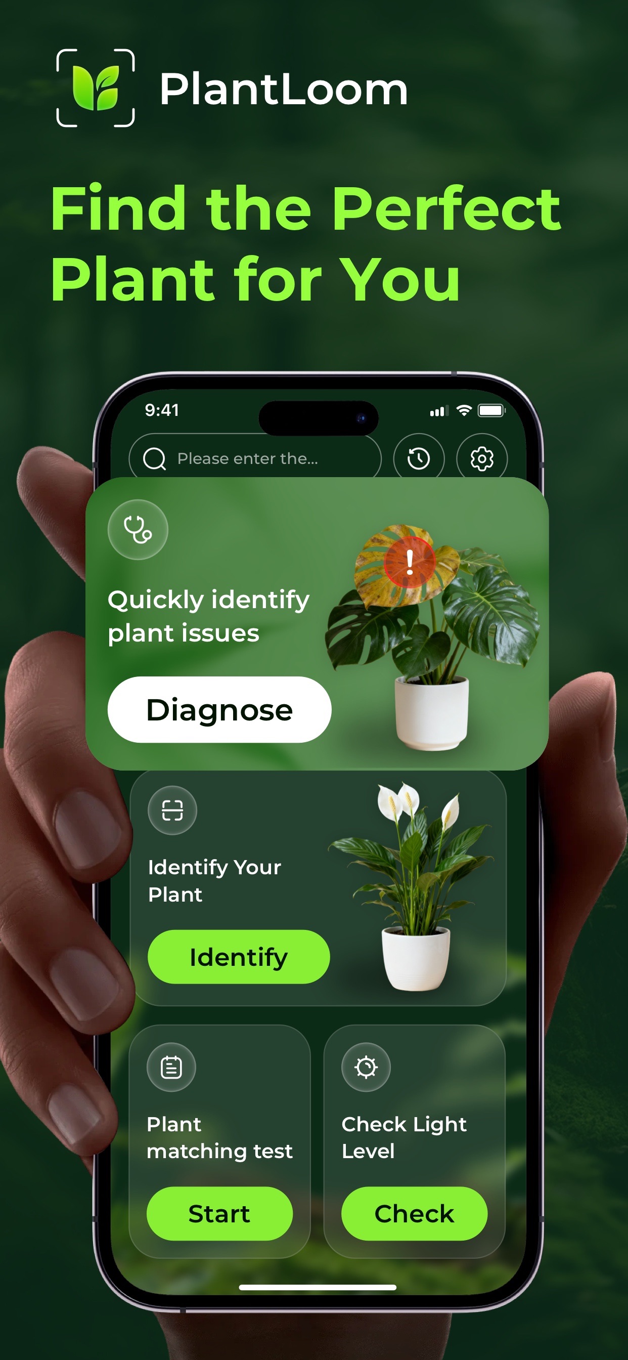 Captura de ecrã 1 da app PlantLoom：Plant Identifier