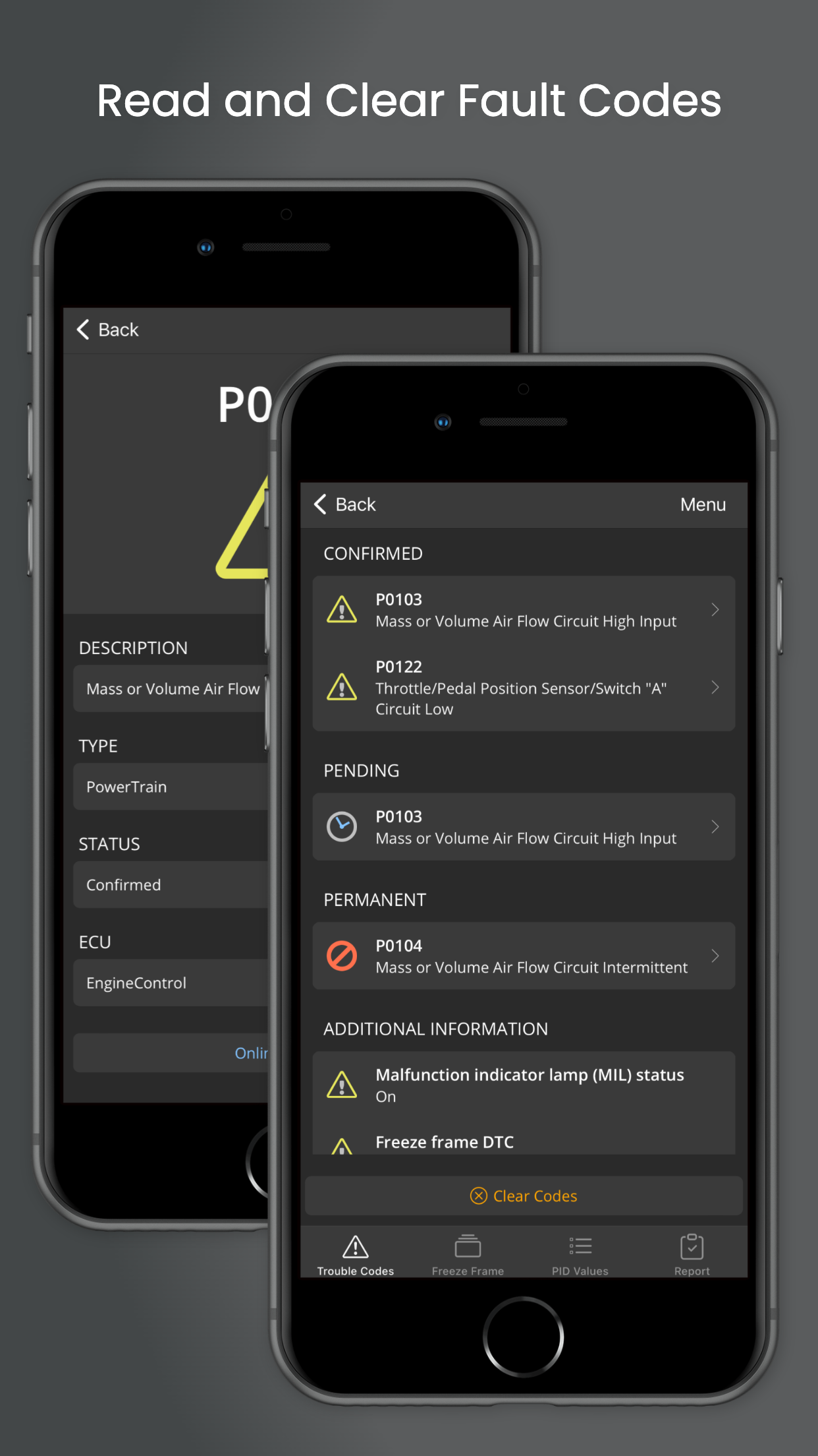 Captura de ecrã 4 da app OBD Fusion