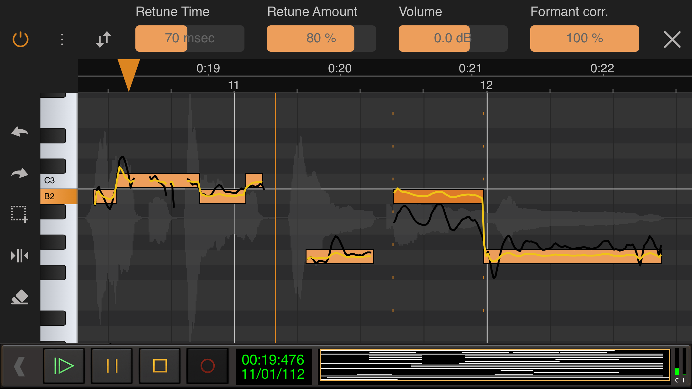 Captura de ecrã 3 da app Audio Evolution Mobile Studio