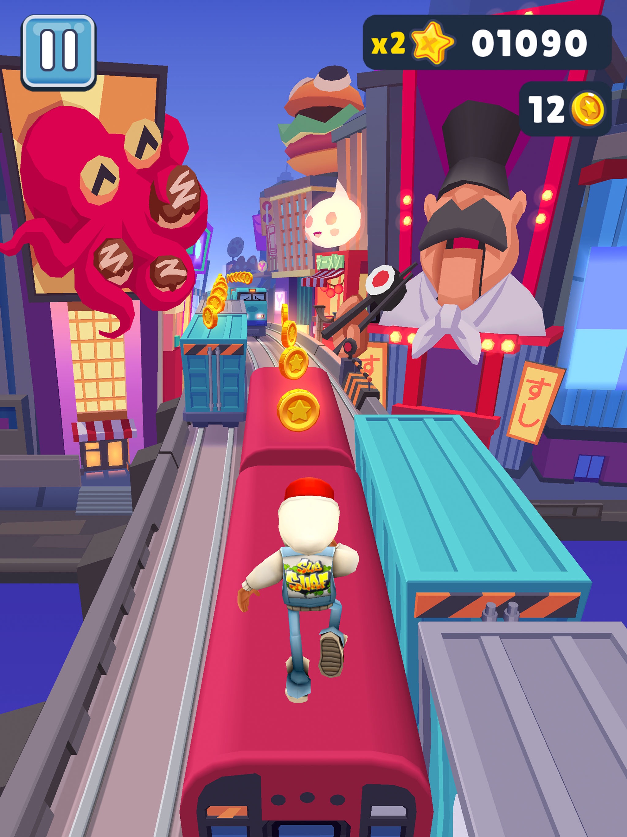 Captura de ecrã 2 da app Subway Surfers