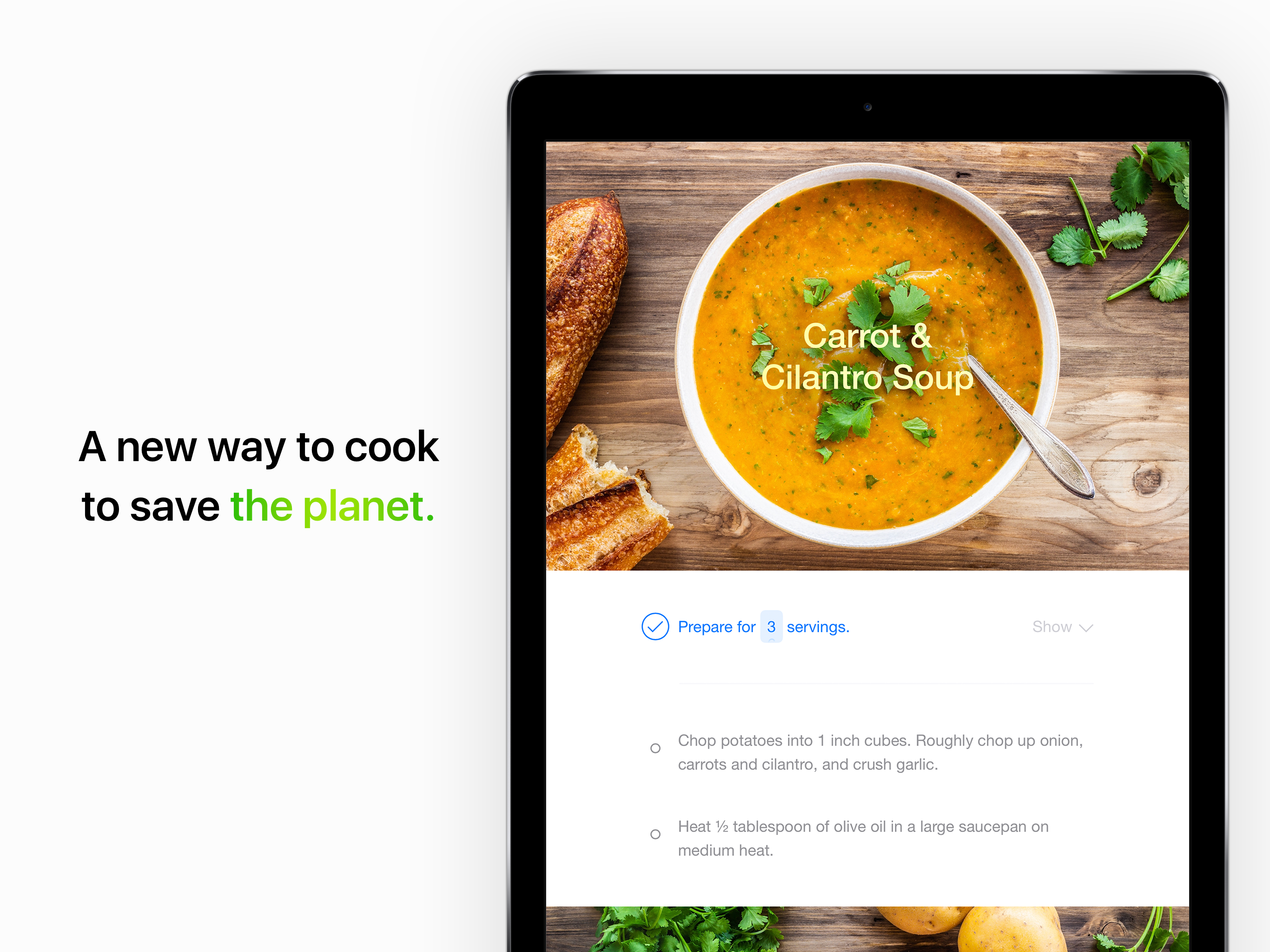 Captura de ecrã 1 da app Seeds: Plant-based meals