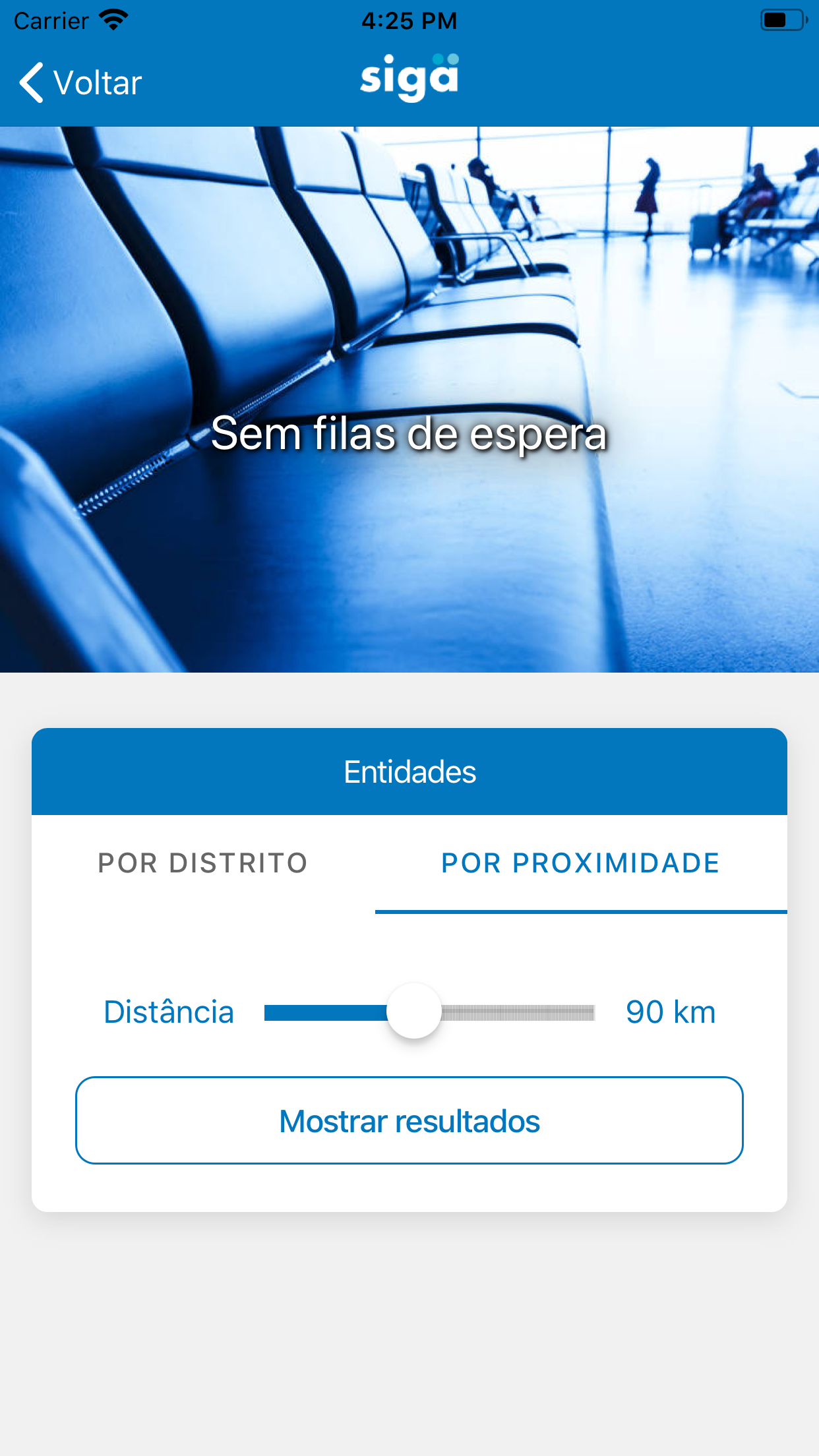 Captura de ecrã 2 da app sigaApp