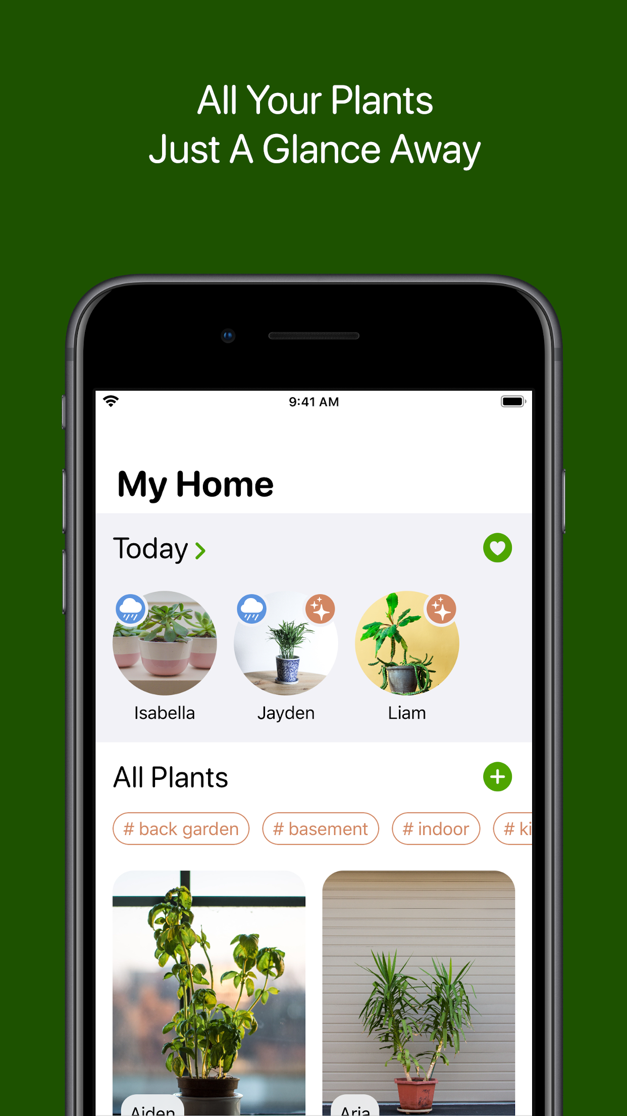 Captura de ecrã 1 da app Droplet - Plant Care