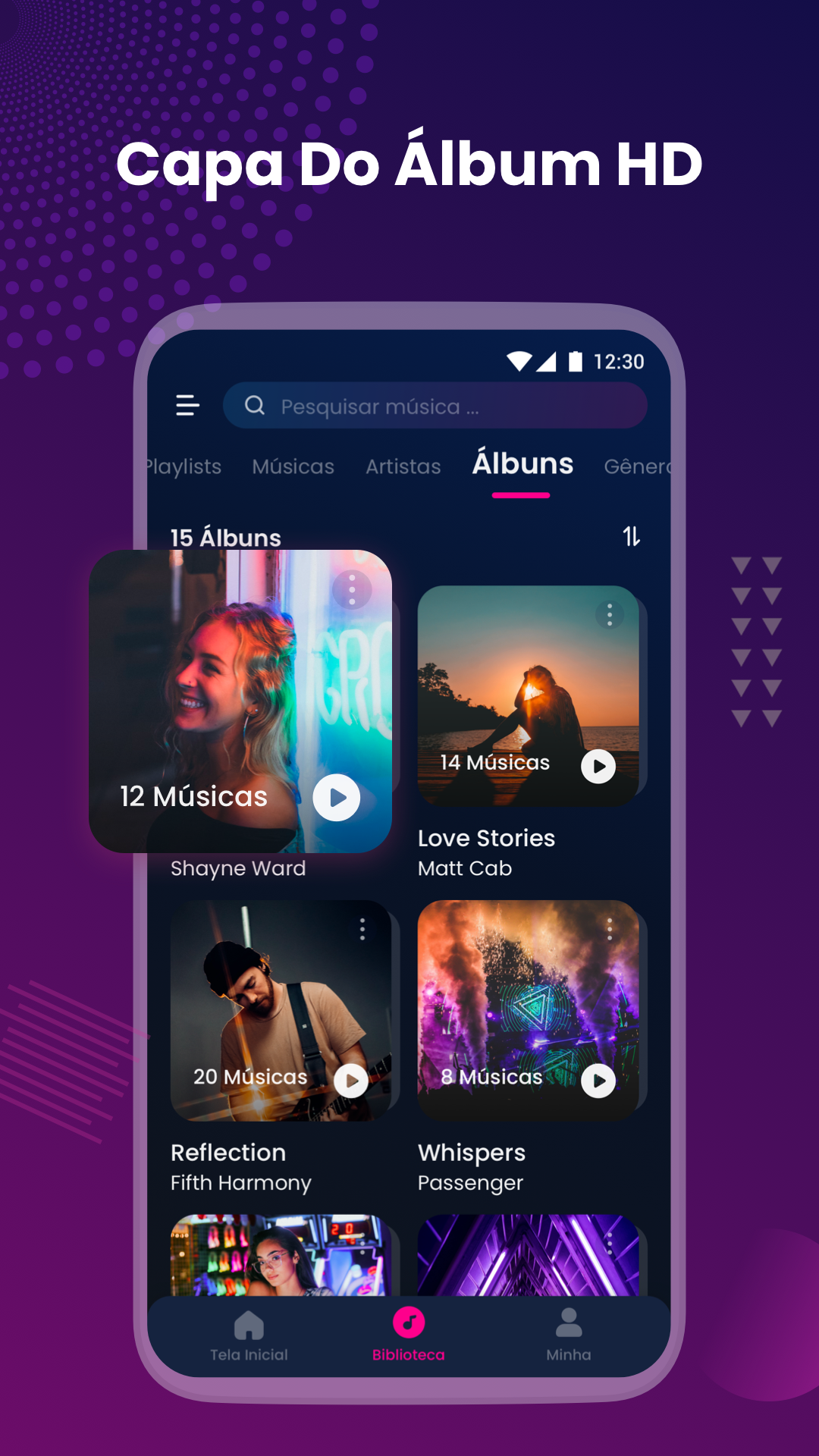 Captura de ecrã 2 da app Reprodutor De Música Offline