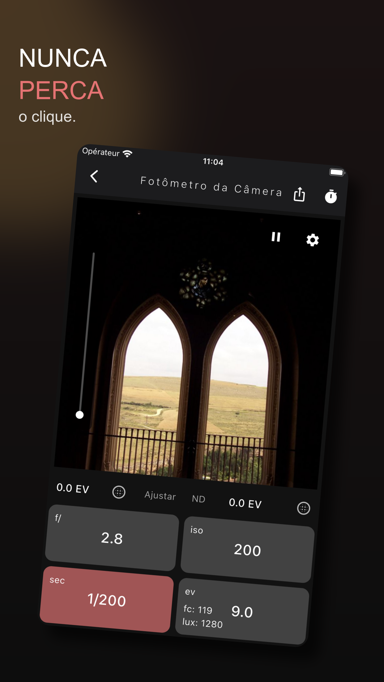Captura de ecrã 2 da app Light Meter by WBPhoto