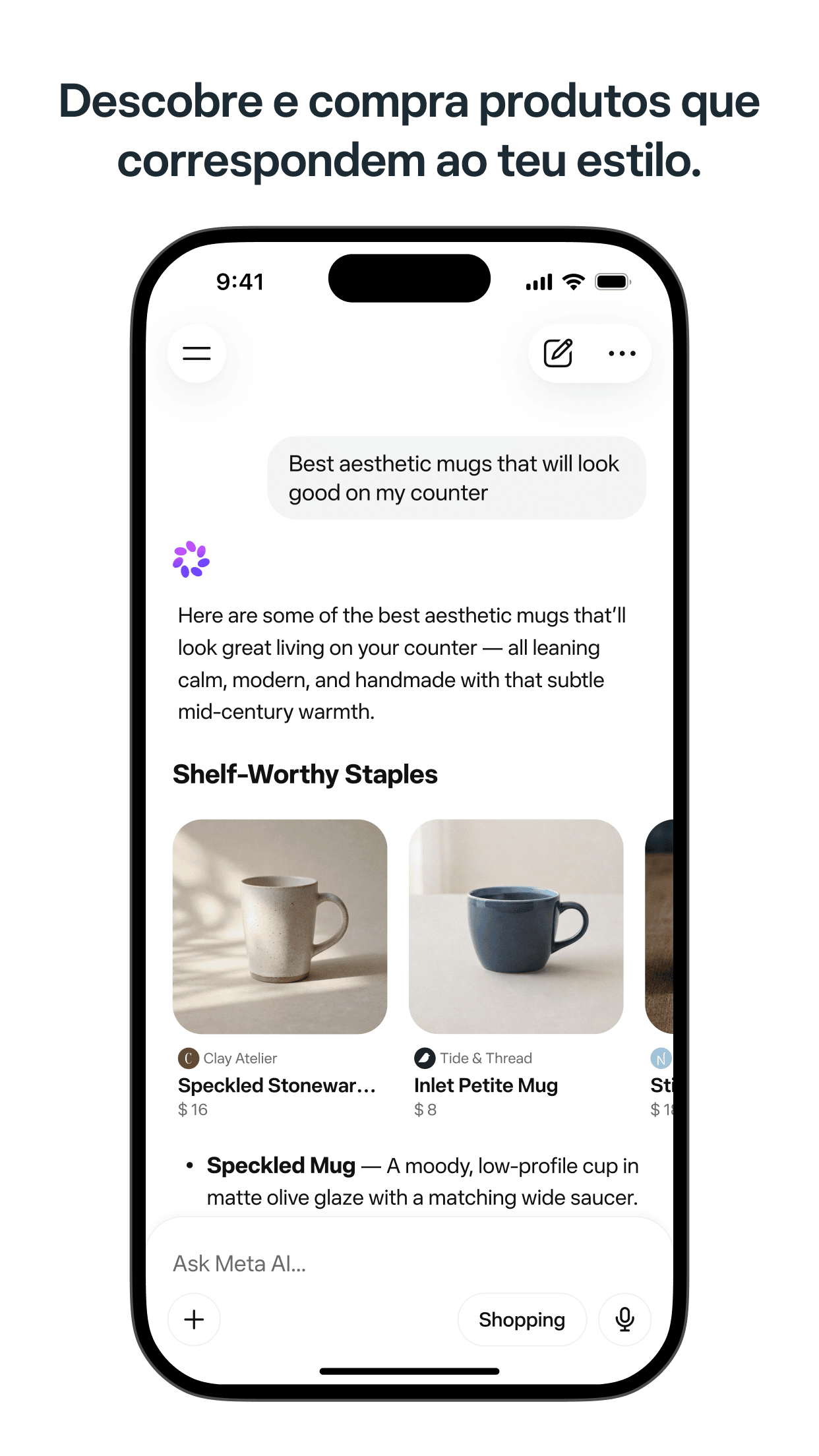 Captura de ecrã 2 da app Meta AI