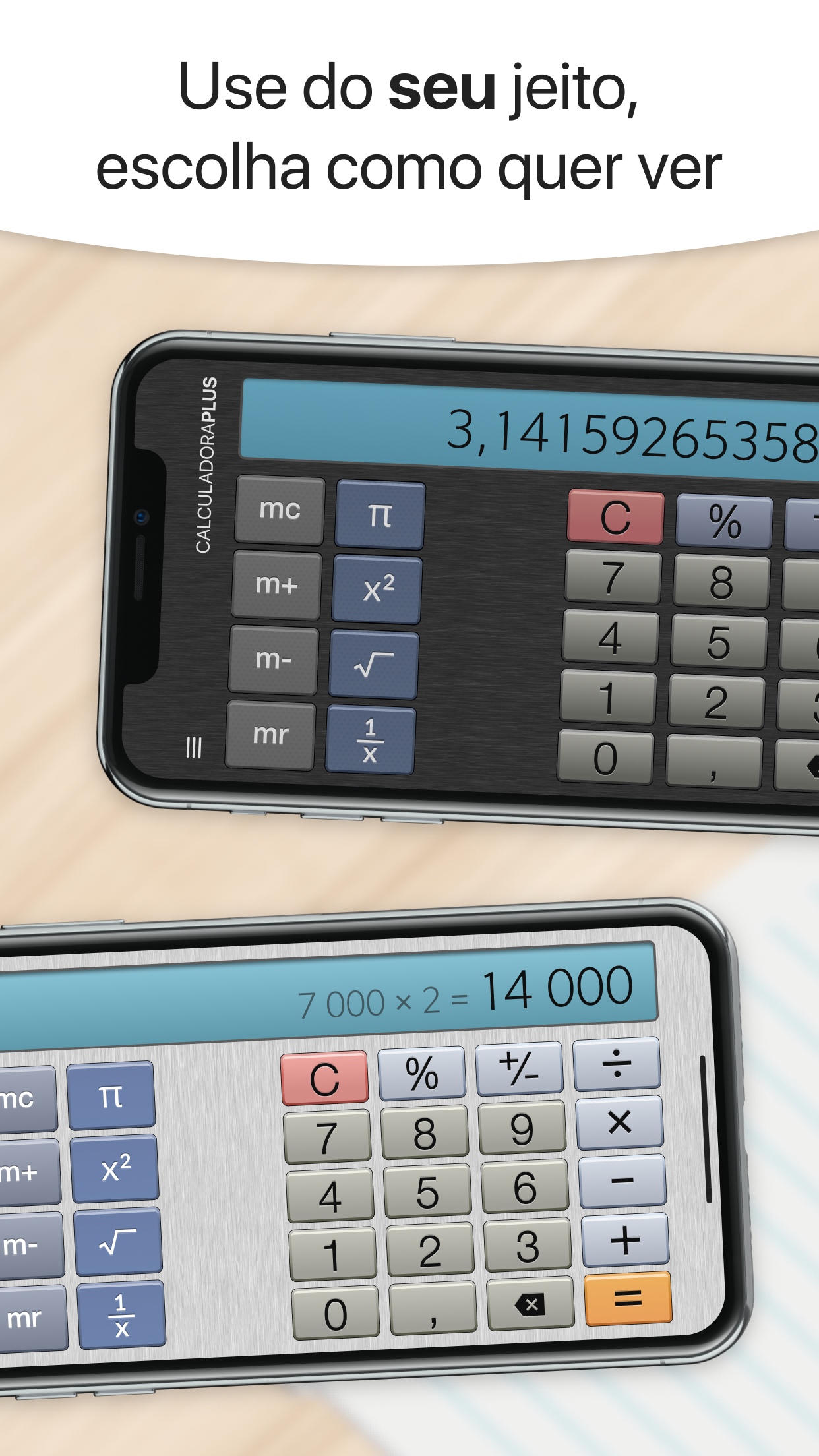 Captura de ecrã 4 da app Calculadora Plus - PRO