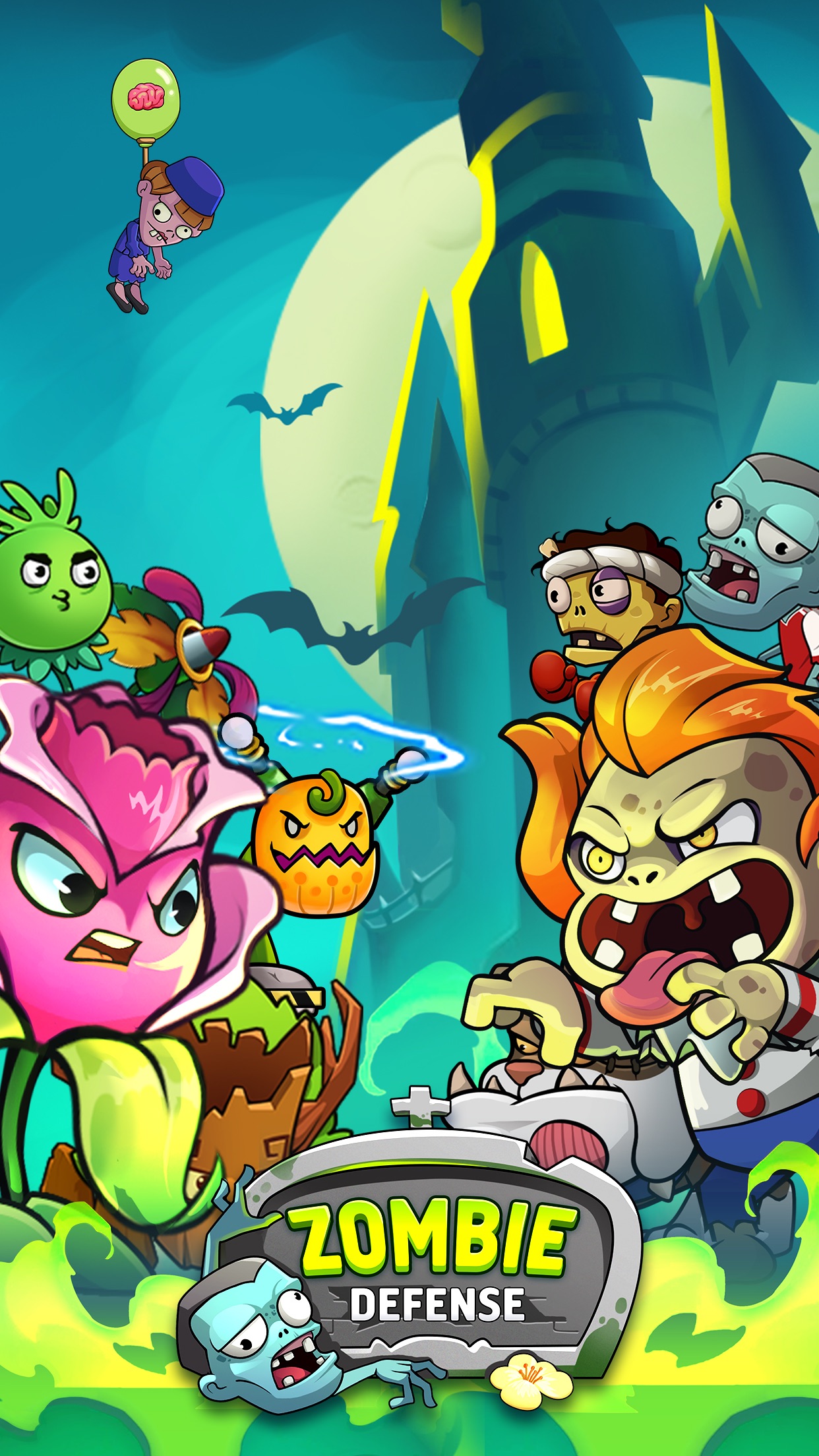 Captura de ecrã 1 da app Zombie Defense - Plants War