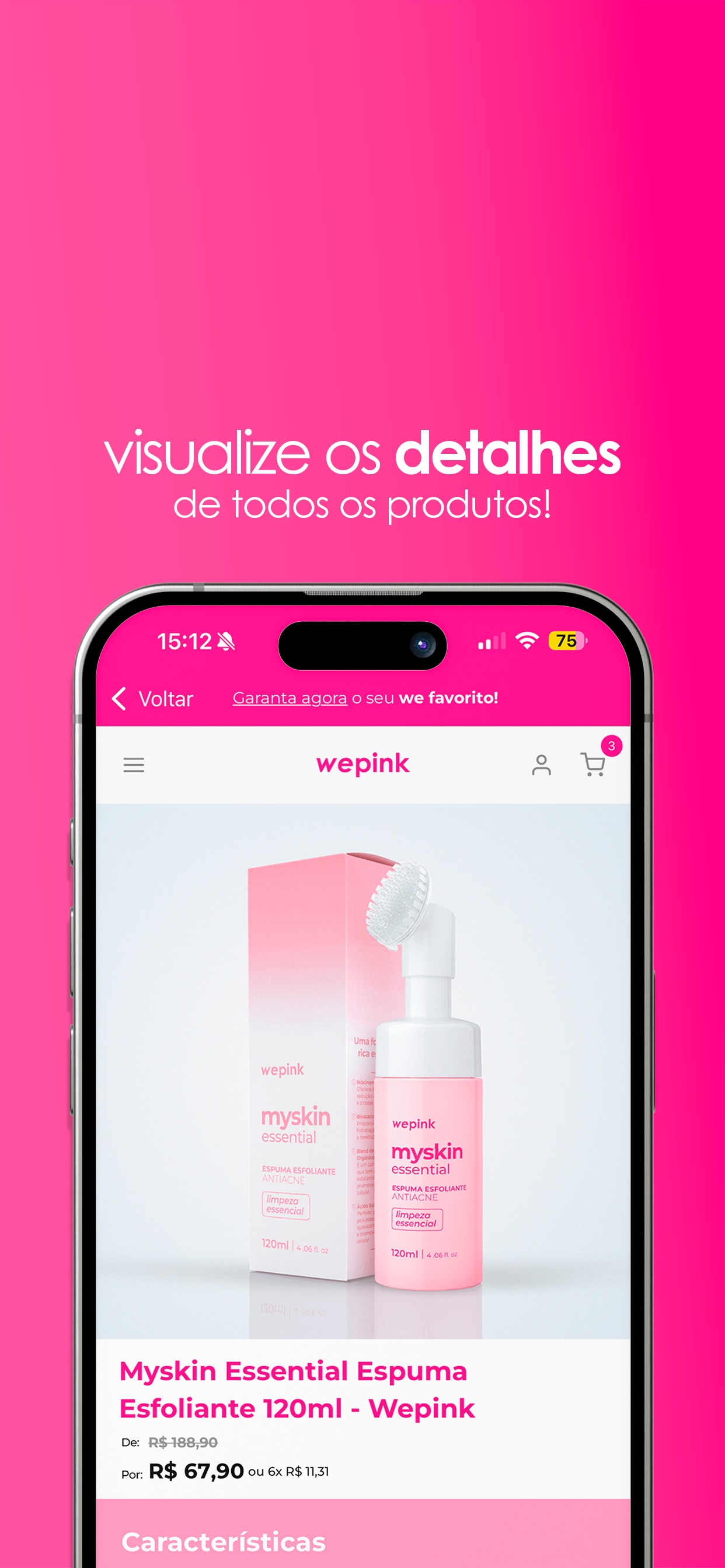 Captura de ecrã 4 da app Wepink App
