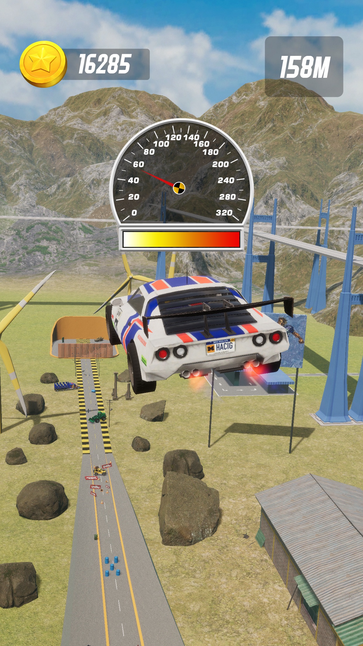 Captura de ecrã 3 da app Super Car Jumping