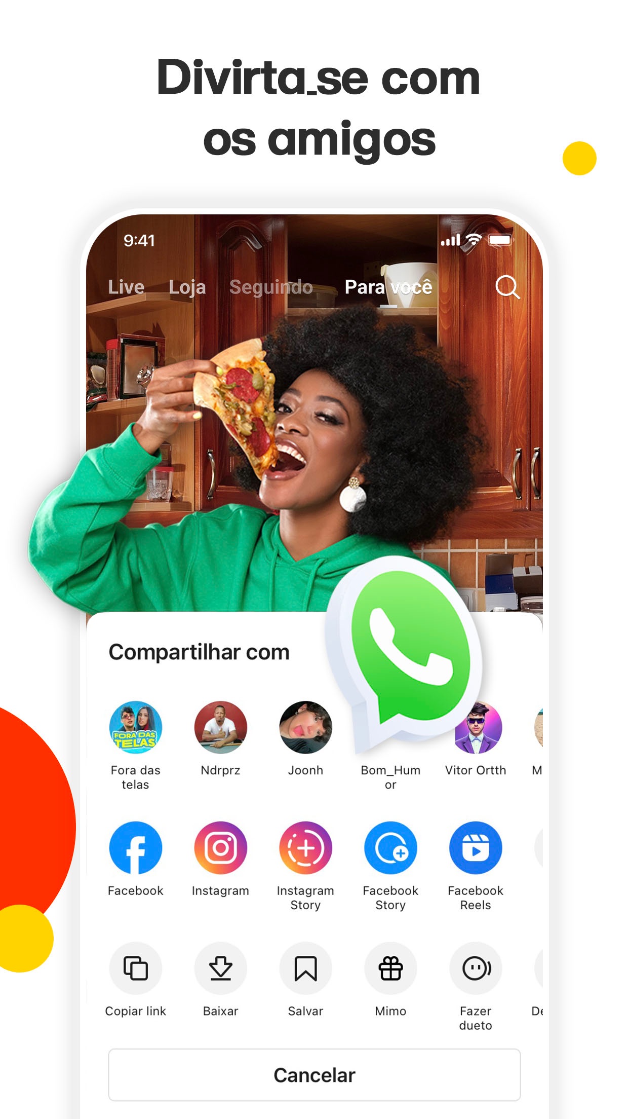 Captura de ecrã 4 da app Kwai - Vídeo & Bônus Diário