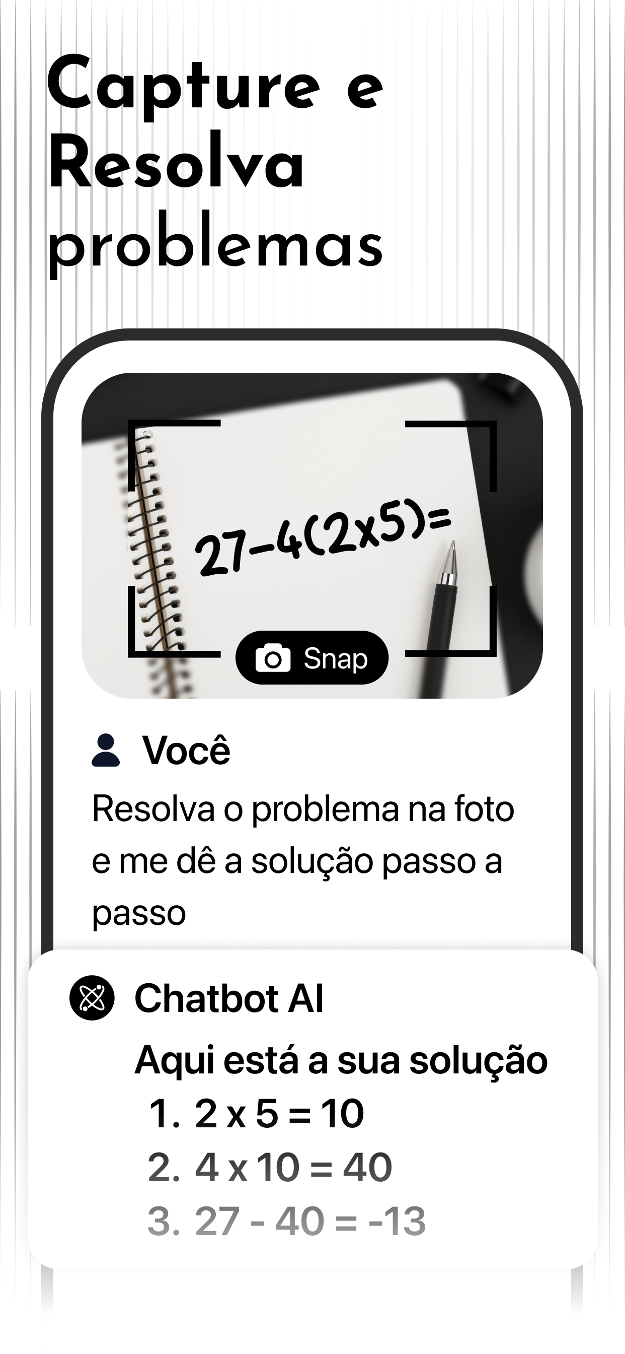 Captura de ecrã 4 da app Chatbot AI - IA Chat português
