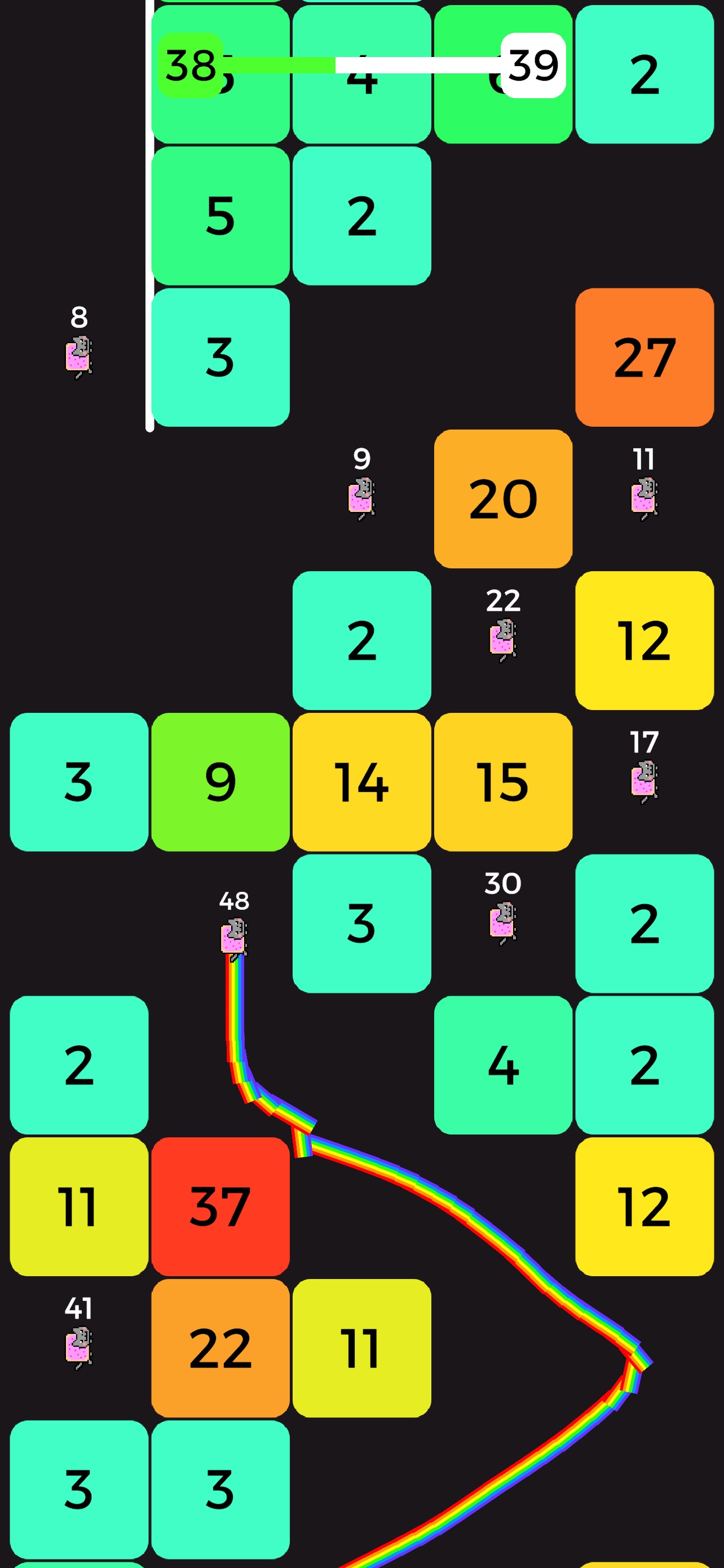 Captura de ecrã 2 da app Snake VS Block