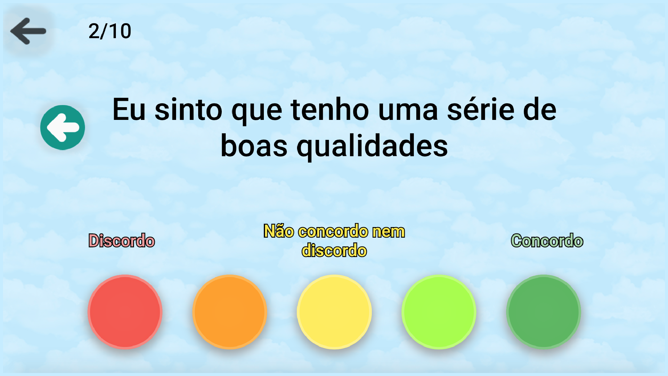 Captura de ecrã 4 da app O teste de personalidade