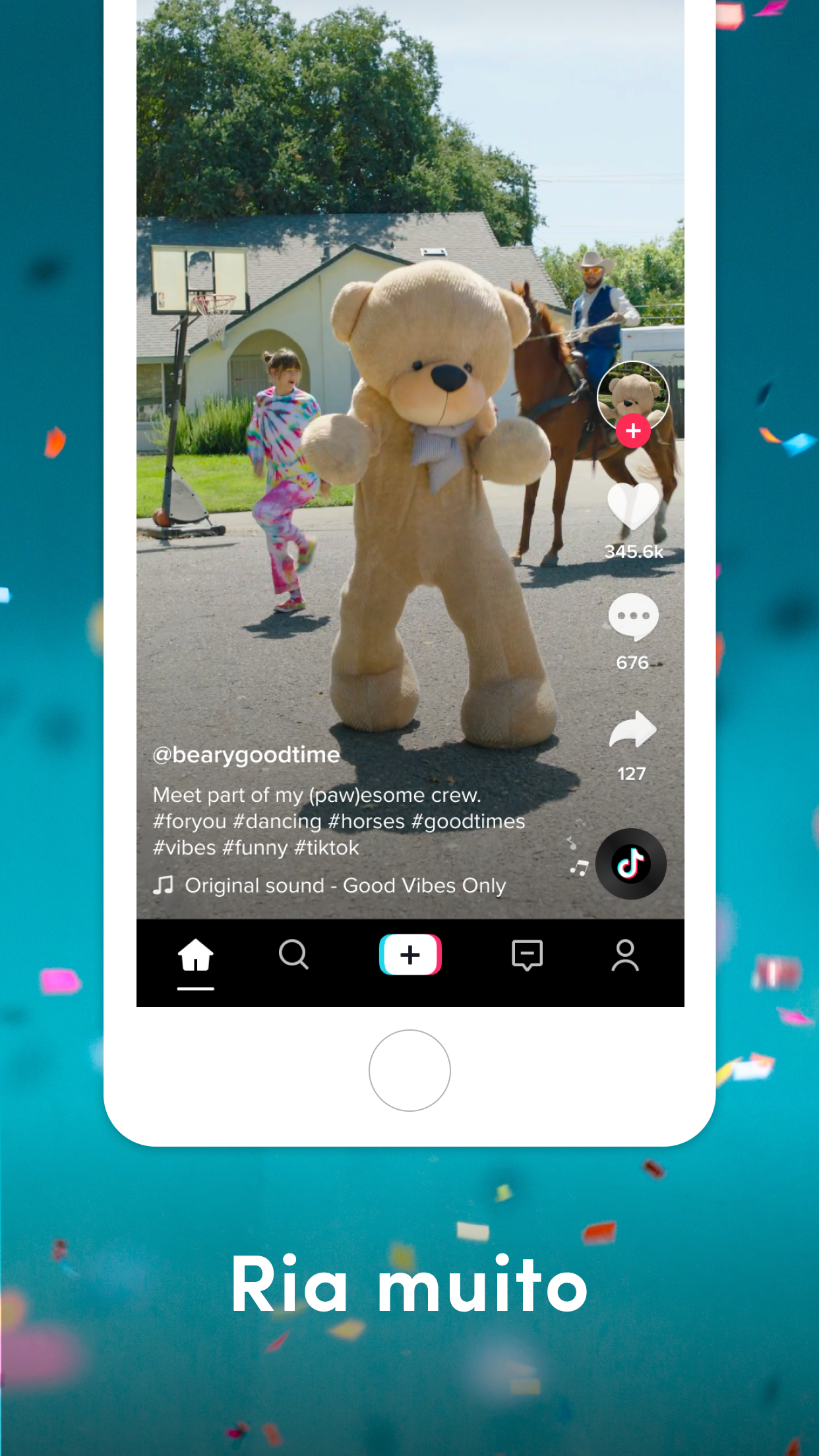 Captura de ecrã 1 da app TikTok: Vídeos, Lives & Música