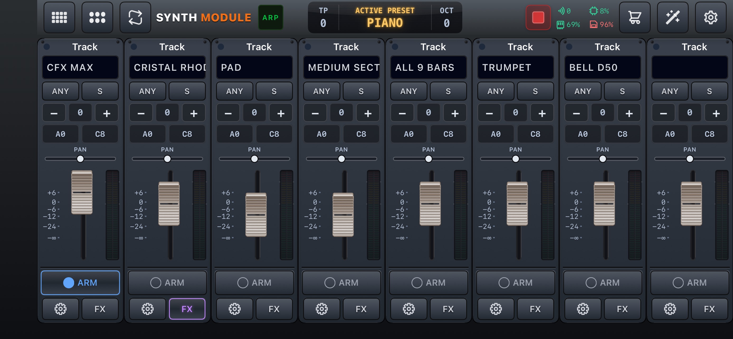 Captura de ecrã 2 da app SynthModule